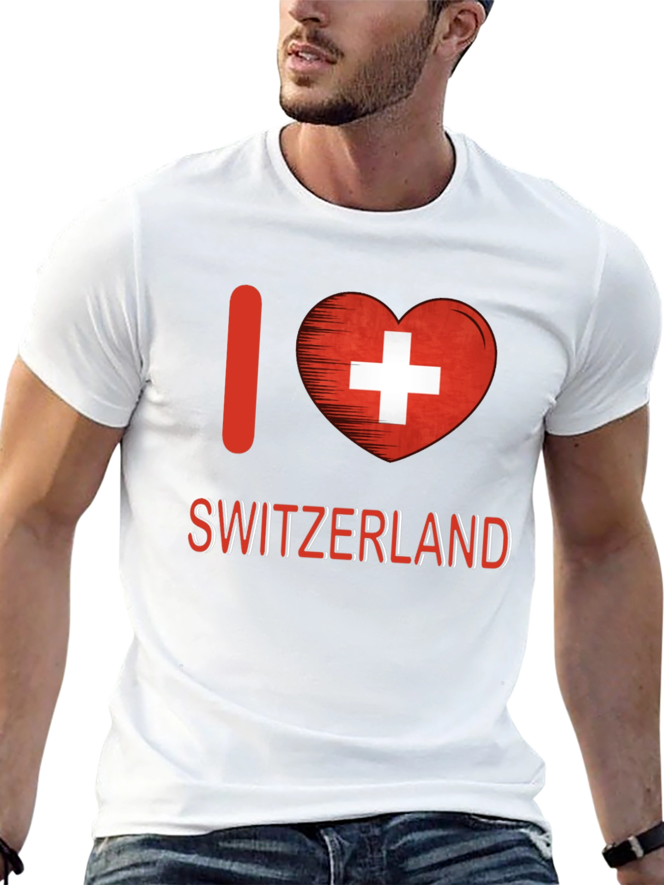 I Love Switzerland T-Shirt - Swiss Pride Tee