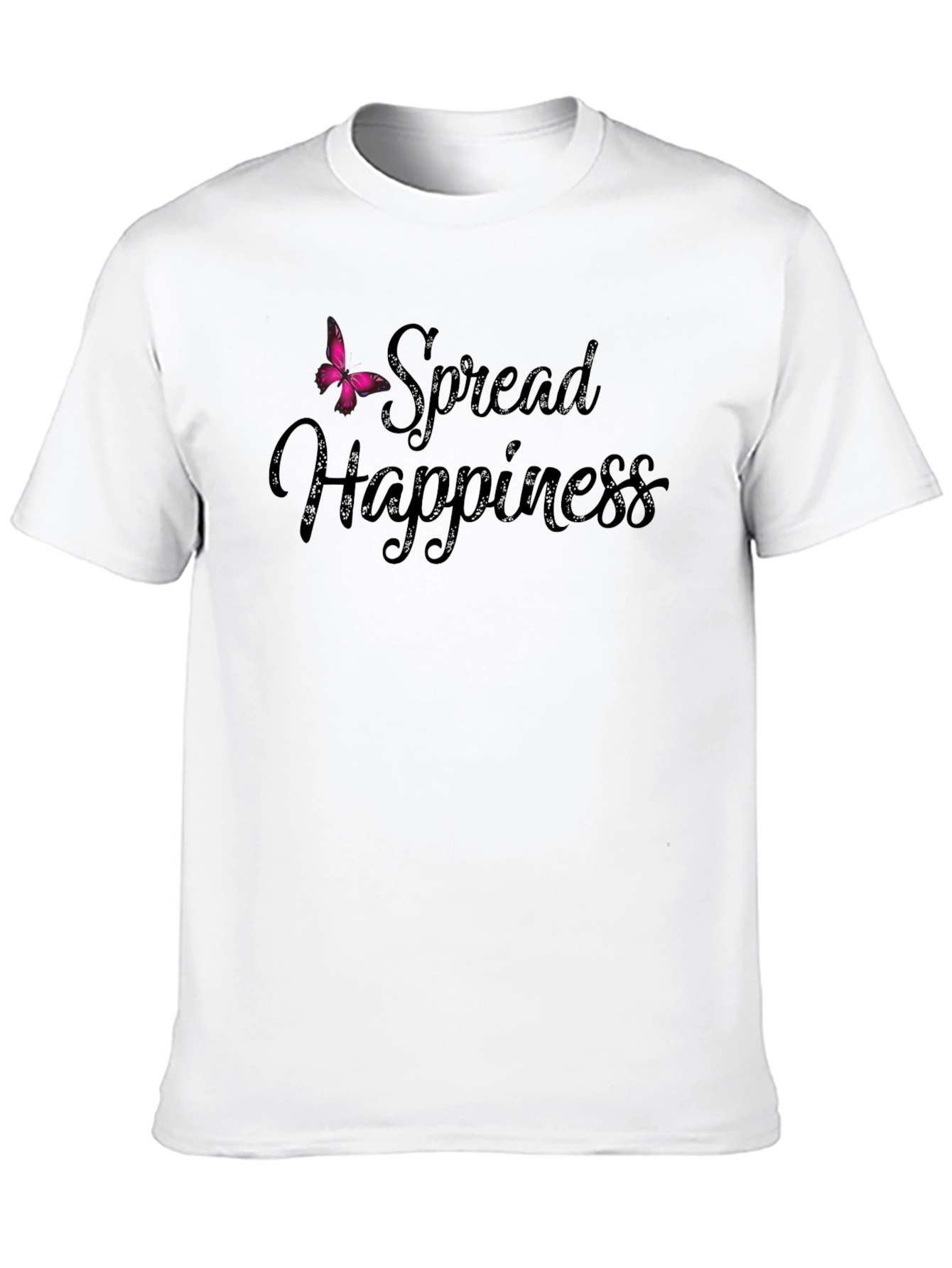 Spread Happiness Graphic T-Shirt