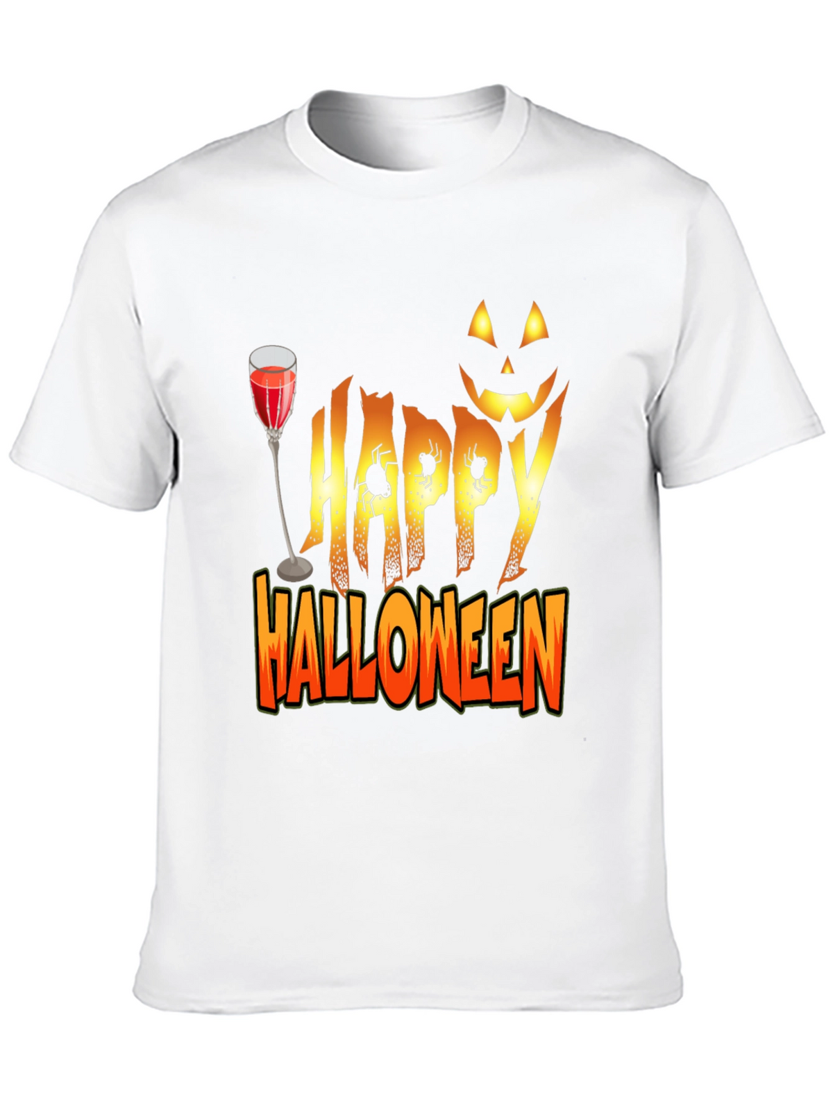 Happy Halloween T-Shirt - Festive Holiday Apparel