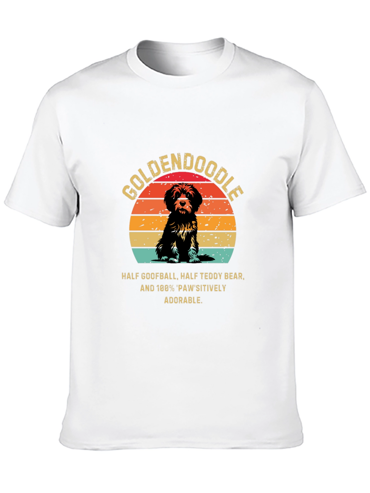 Goldendoodle T-Shirt: Goofball Teddy Bear Adorable Dog Tee
