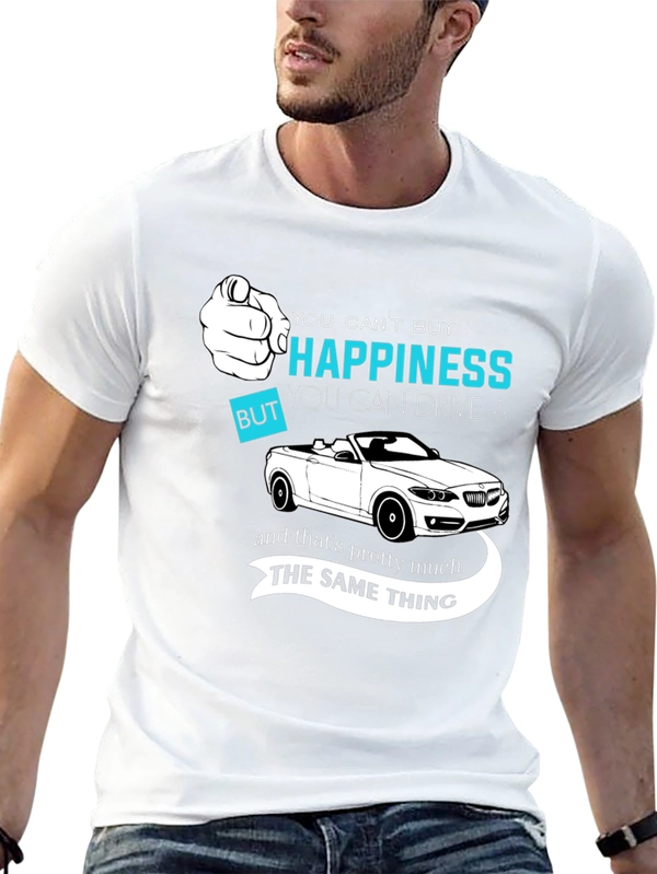 Happiness Car Graphic T-Shirt