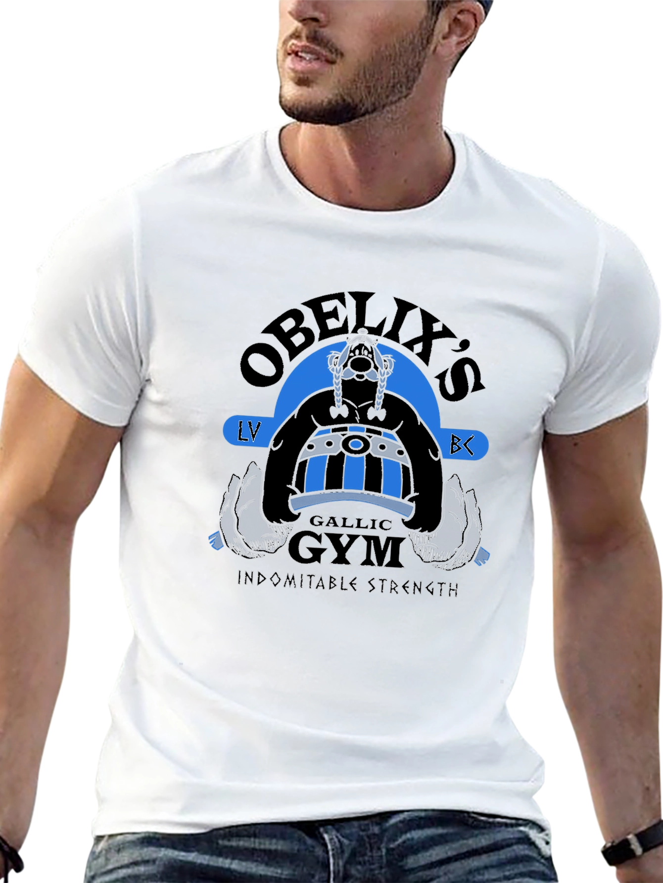 Obelixs Gallic Gym Black T-Shirt