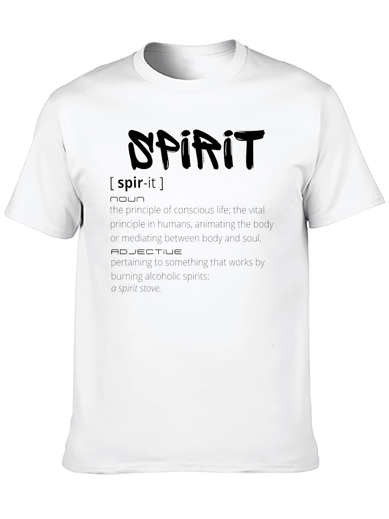 Spirit Definition T-Shirt - Black