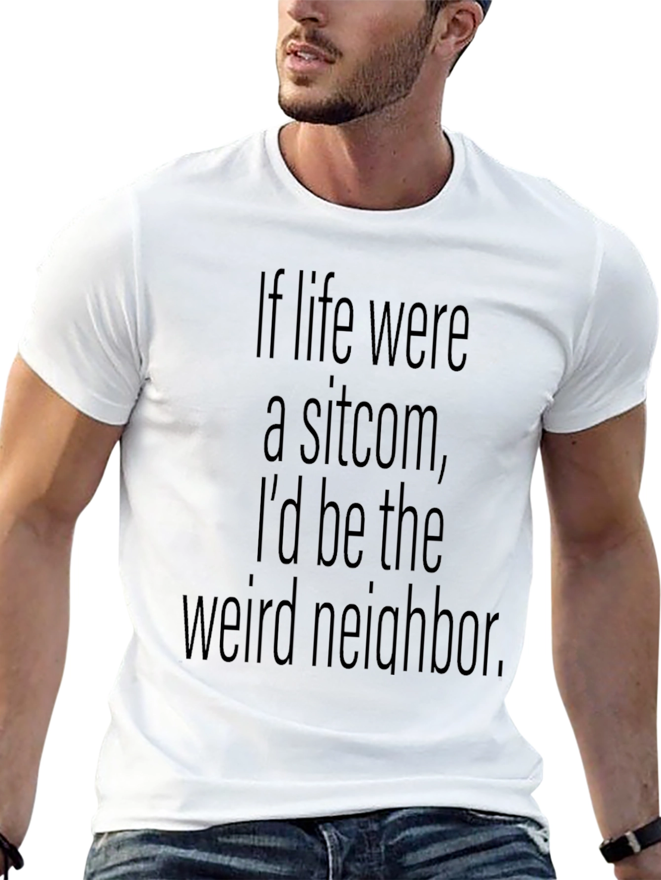 Sitcom Weird Neighbor Graphic Tee