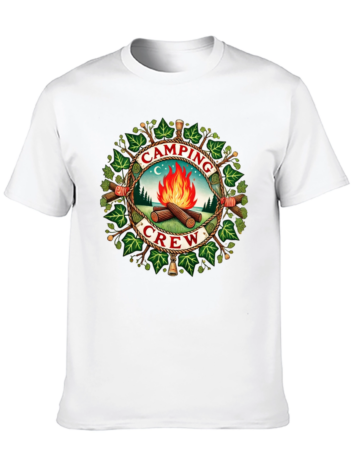 Camping Crew Graphic T-Shirt - Adventure Ready!