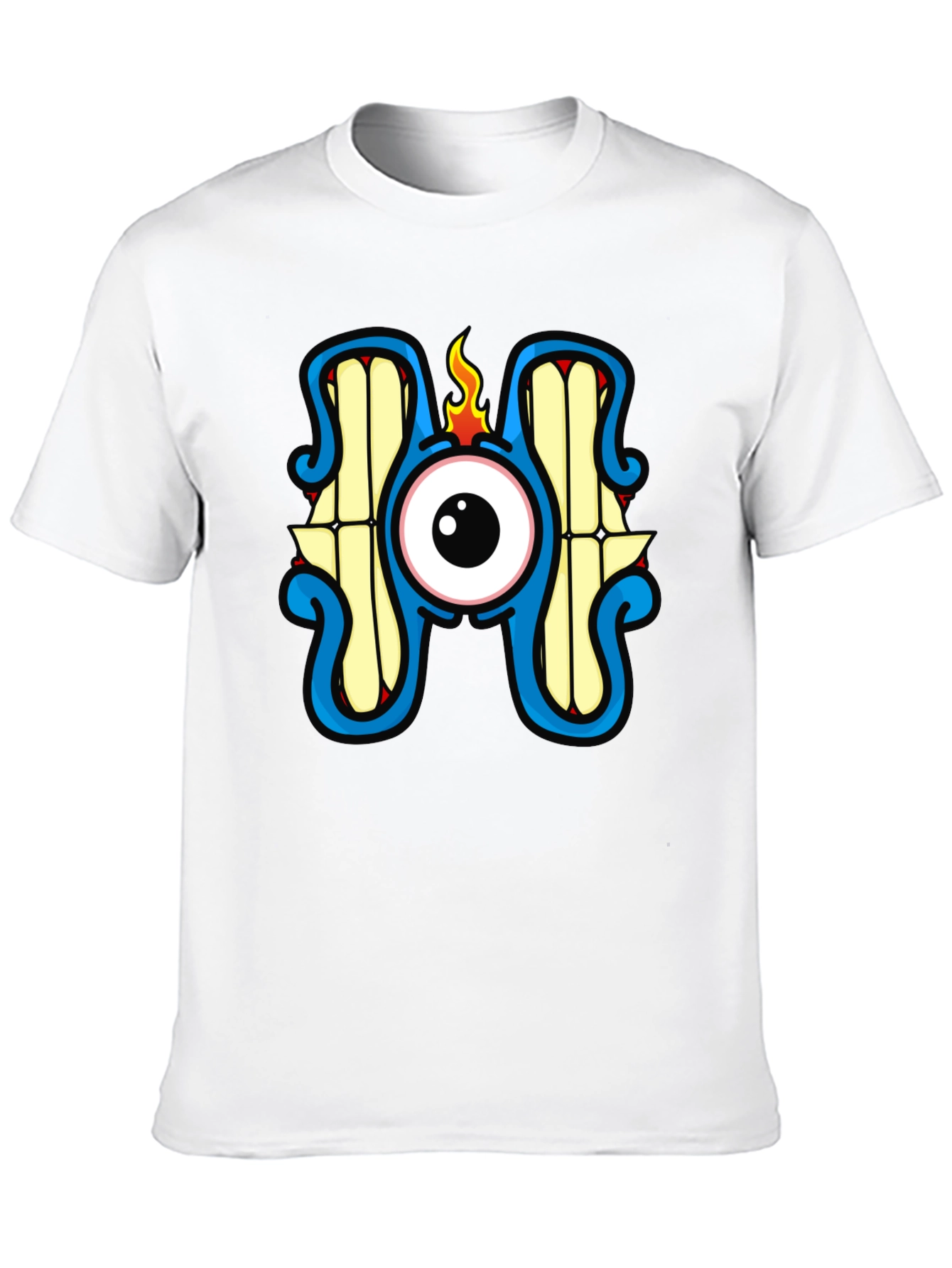 Eye Monster Graphic T-Shirt - Black