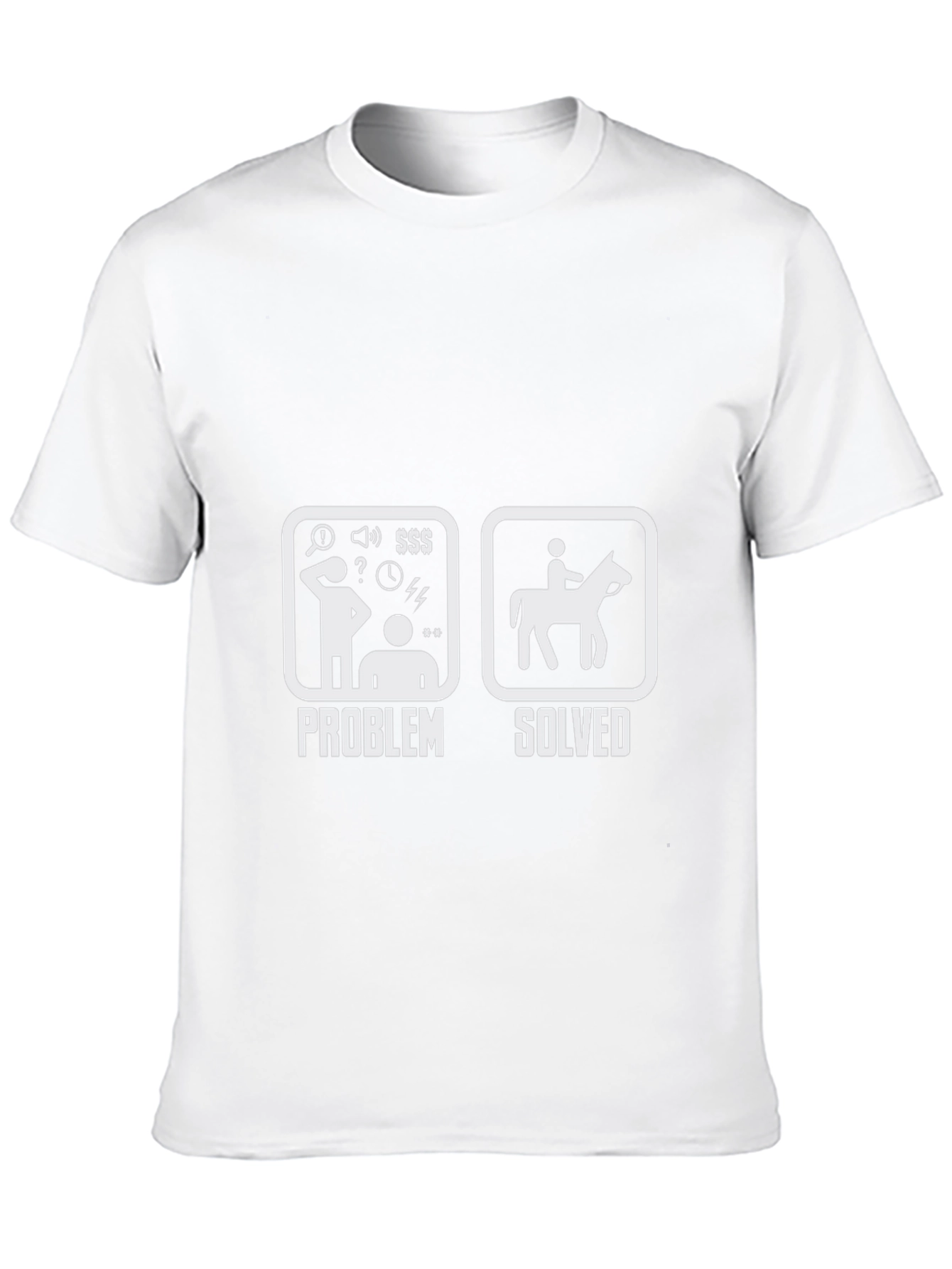 Problem Solved Horse Riding T-Shirt
