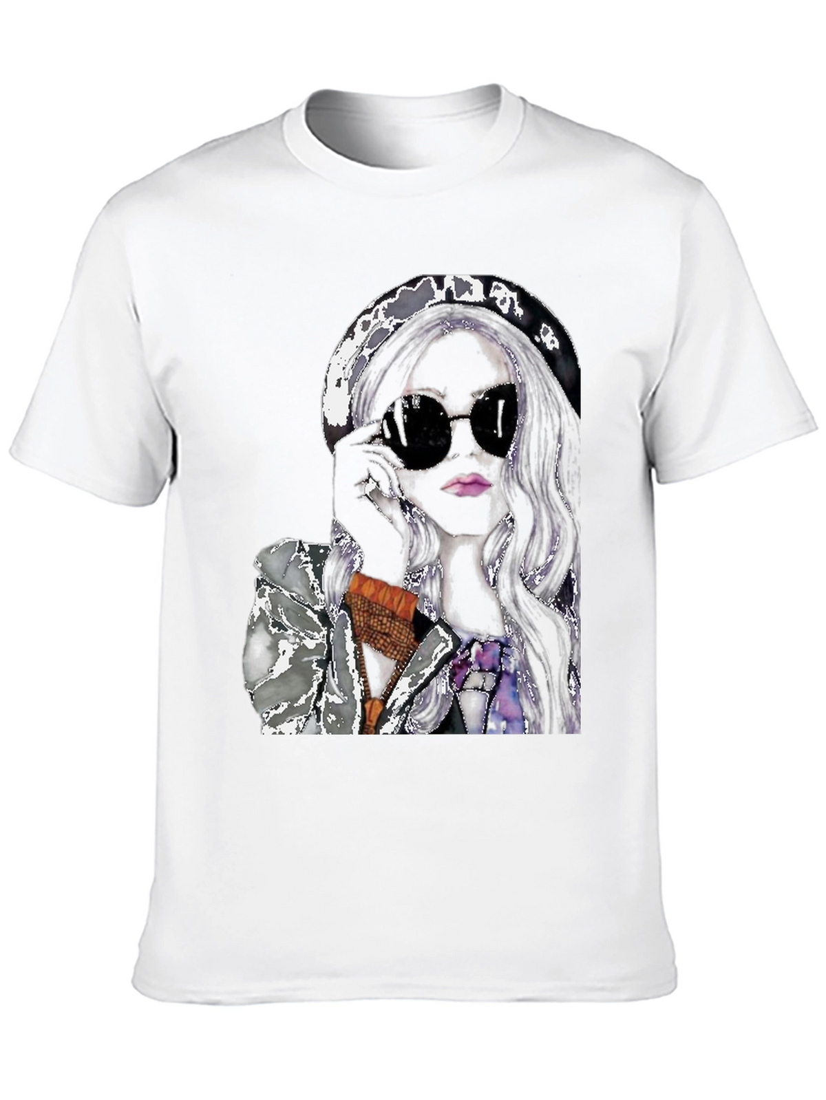 Stylish Woman Graphic Tee - Chic & Trendy