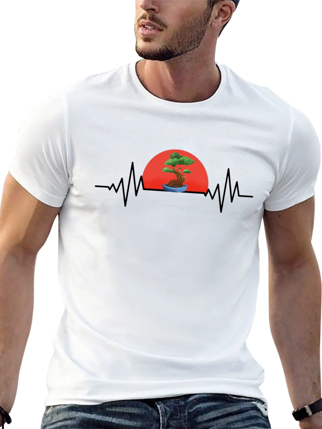 Bonsai Heartbeat T-Shirt - Zen Life
