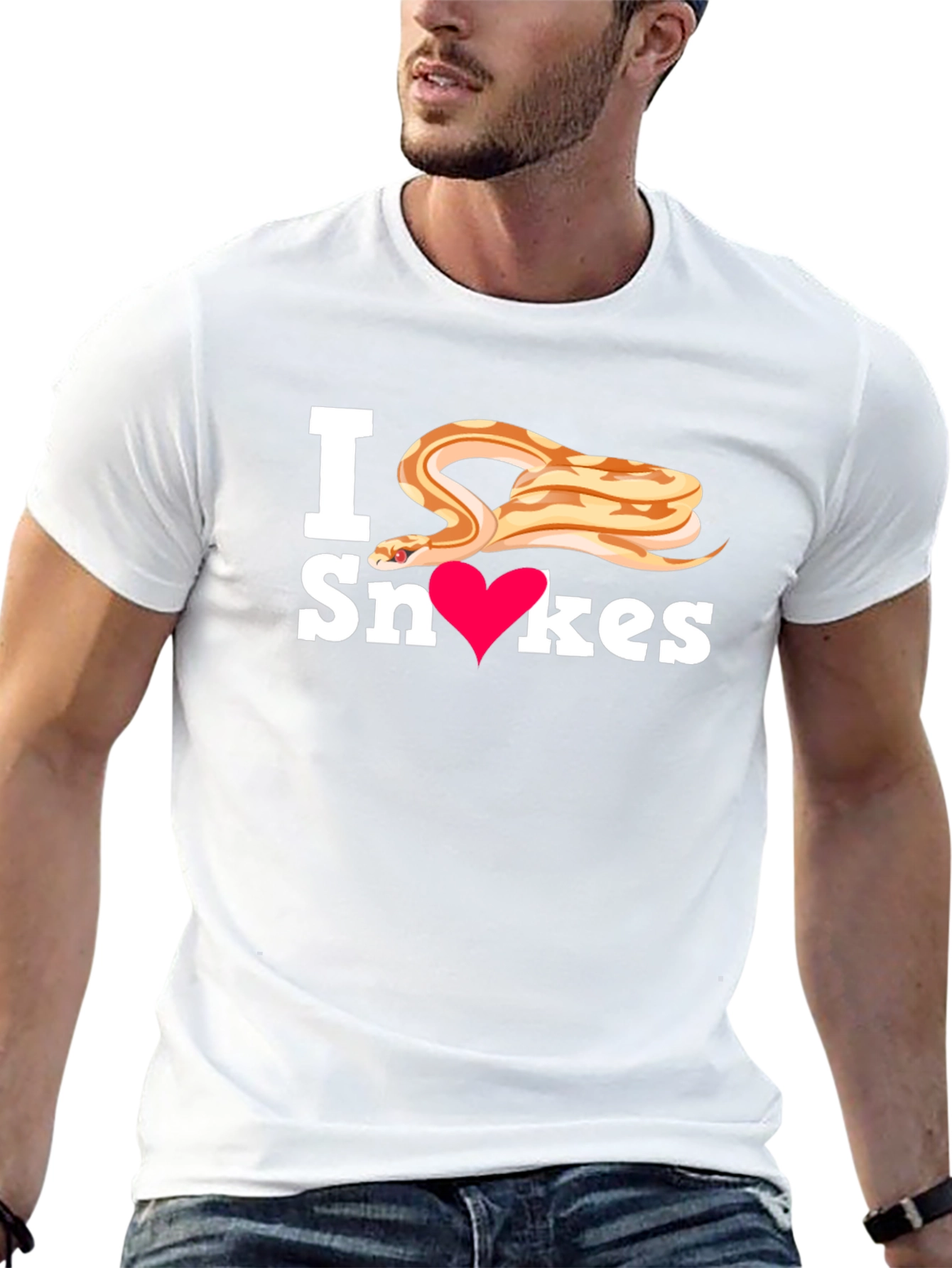 I Heart Snakes T-Shirt - Reptile Lover Tee