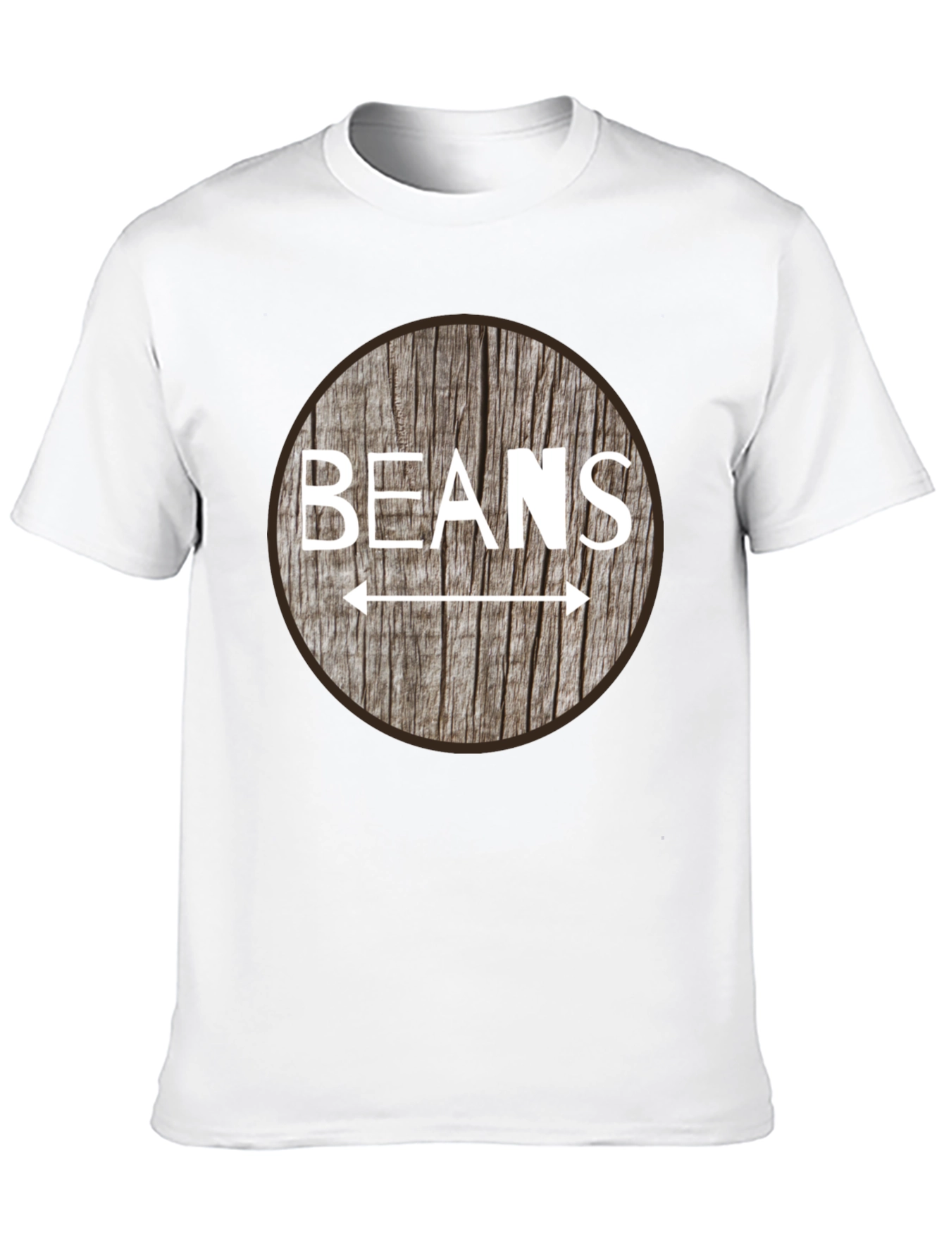 Beans Arrow T-Shirt - Novelty Graphic Tee