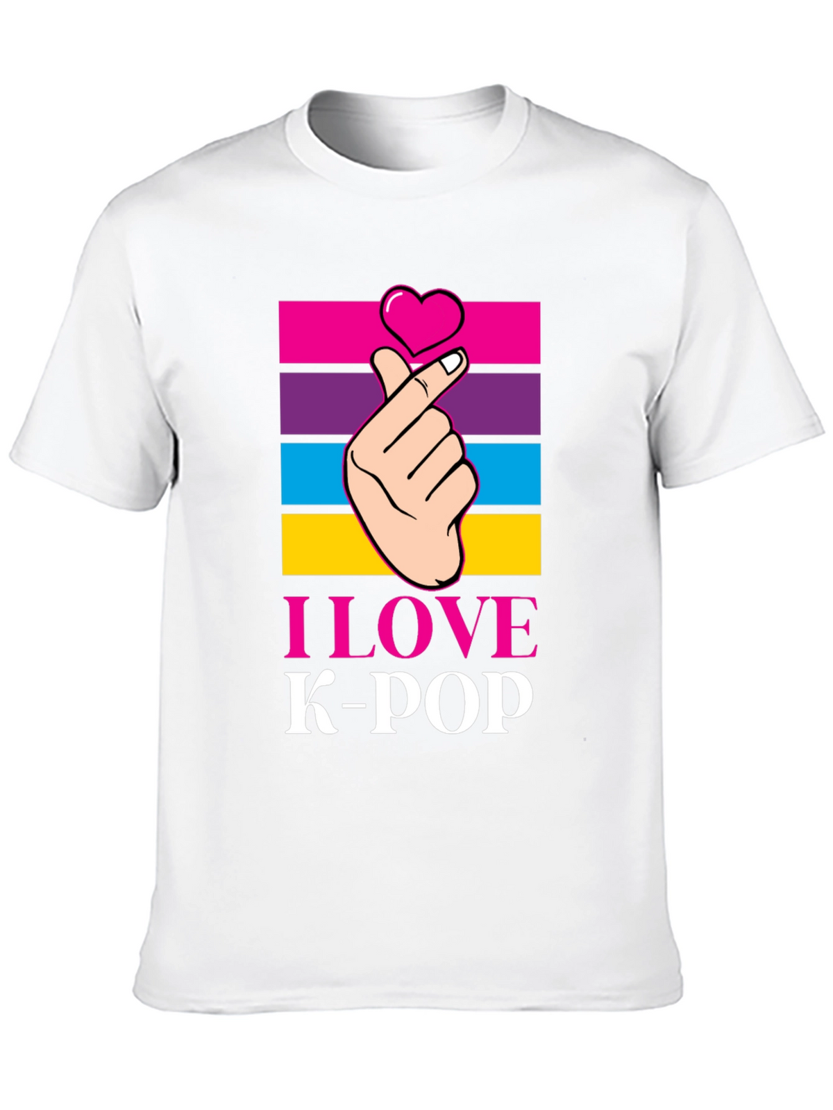 I Love K-Pop T-Shirt Korean Pop Music Tee