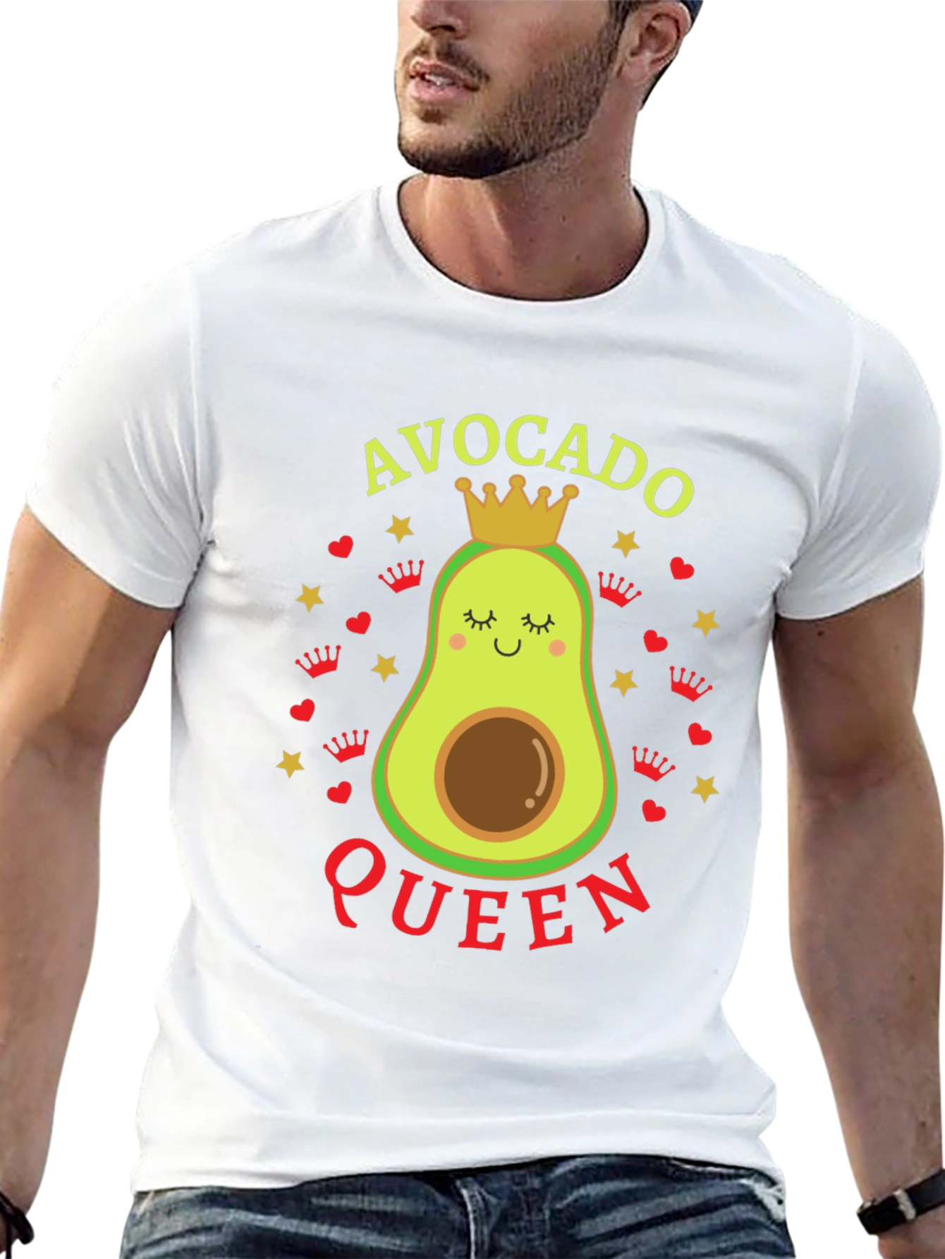 Avocado Queen T-Shirt - Fun Graphic Tee
