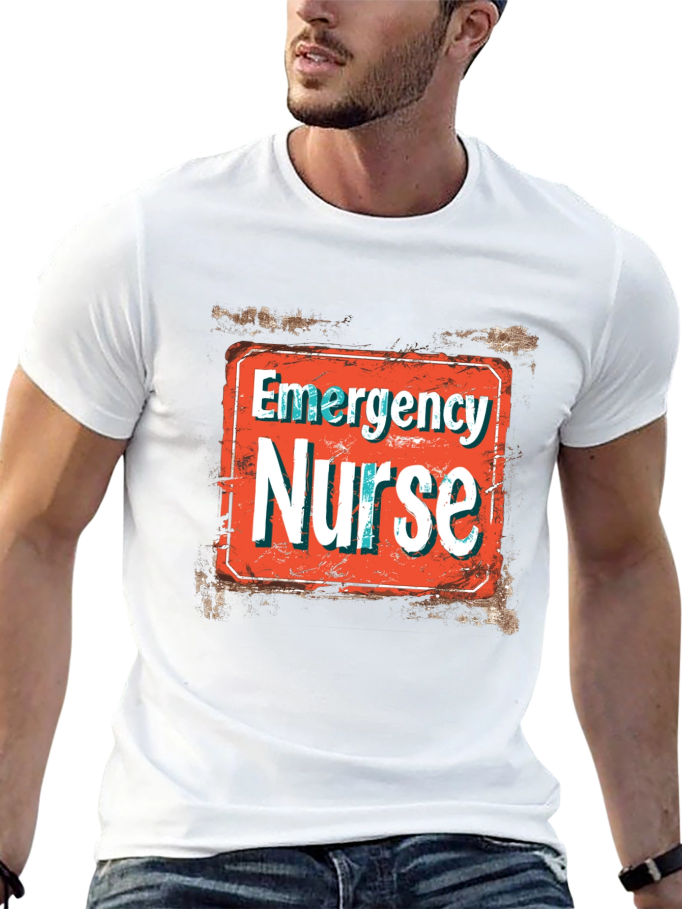 Emergency Nurse Graphic T-Shirt for Medical Professionals