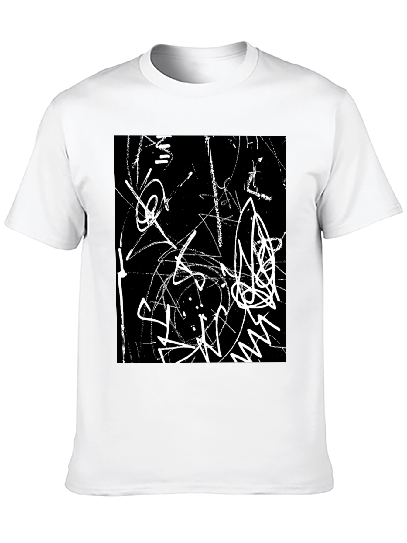 Abstract Art Black Graphic Tee