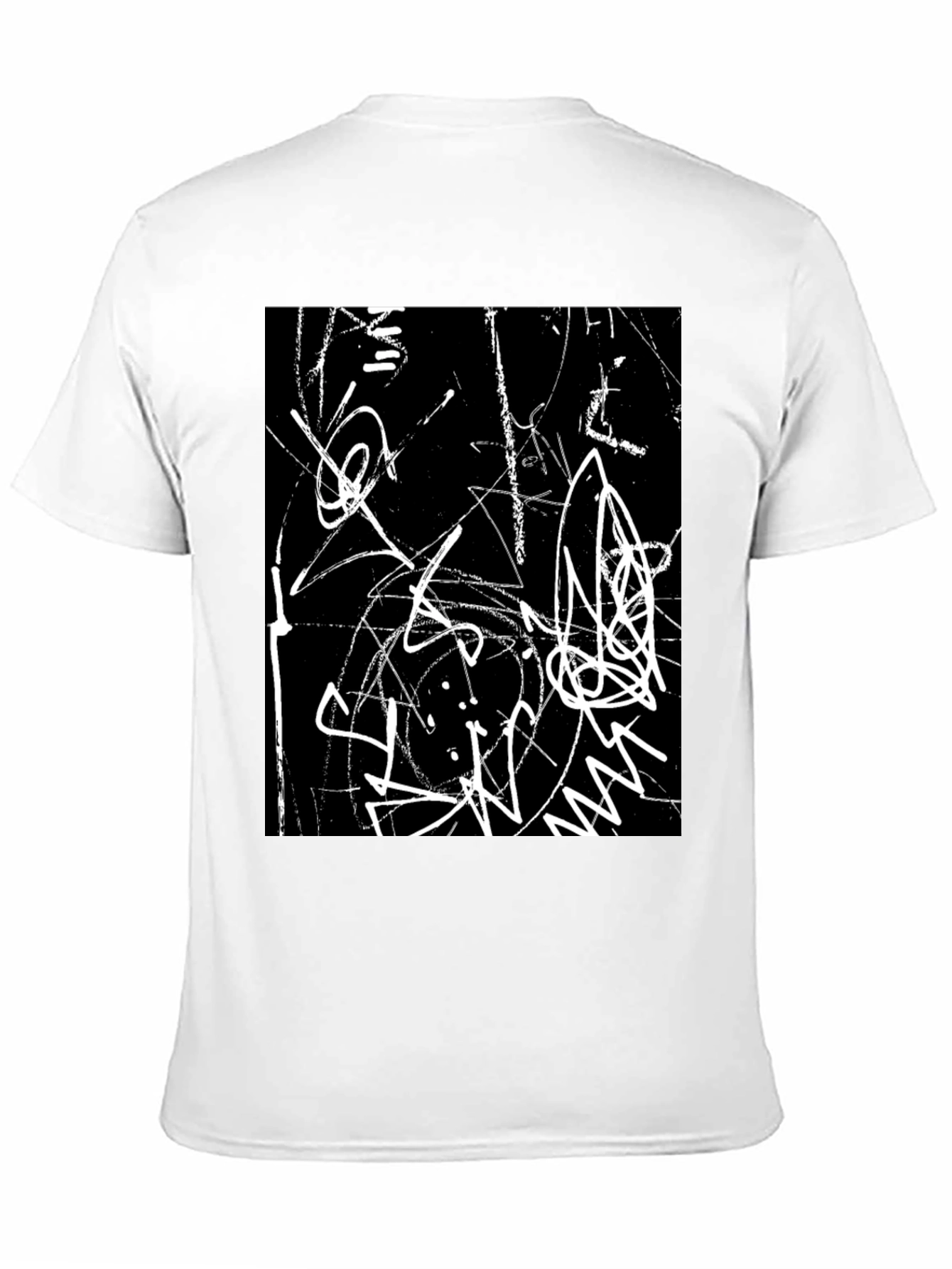Abstract Art Black Graphic Tee