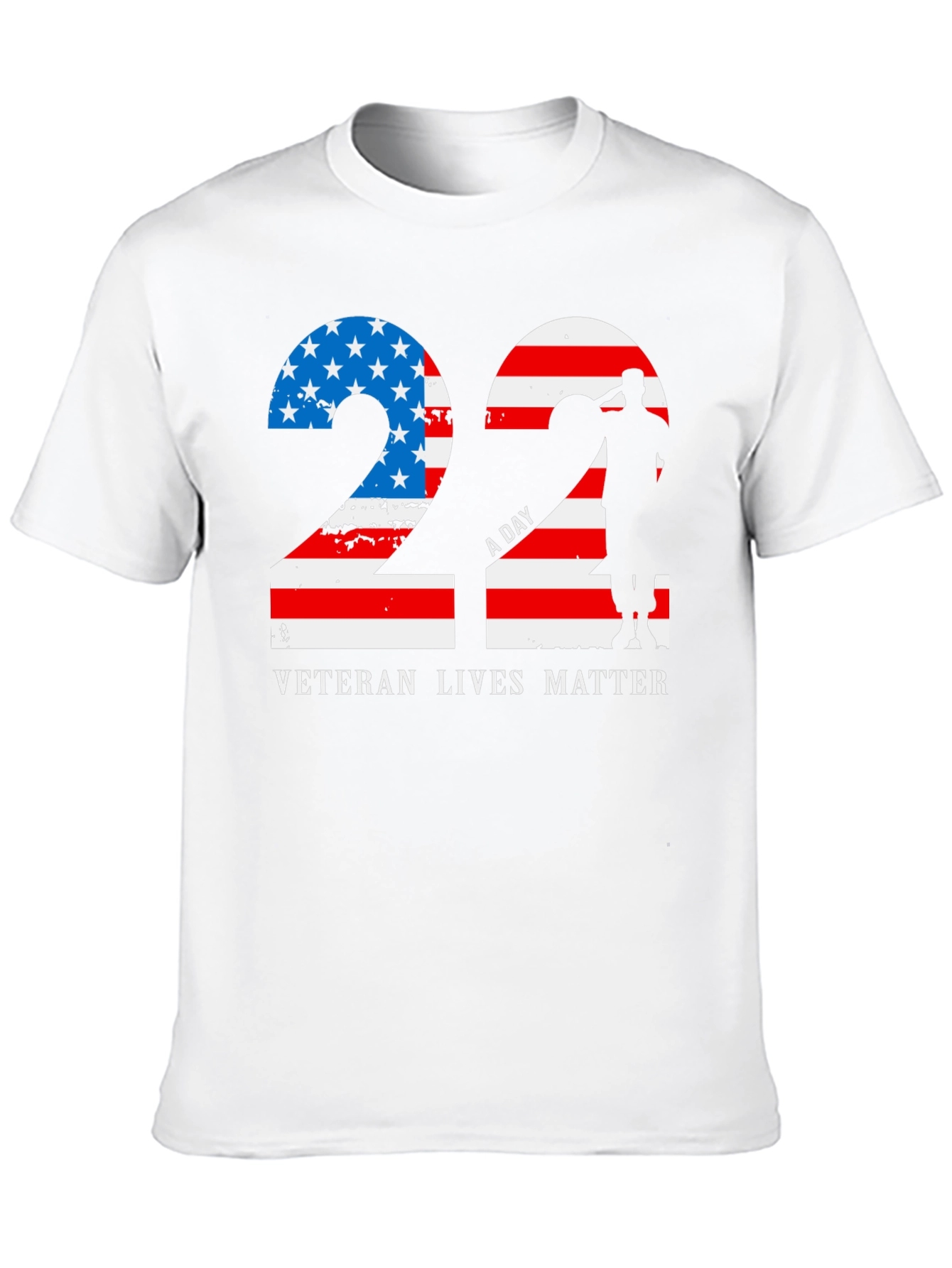 Veteran Lives Matter Patriotic Graphic T-Shirt