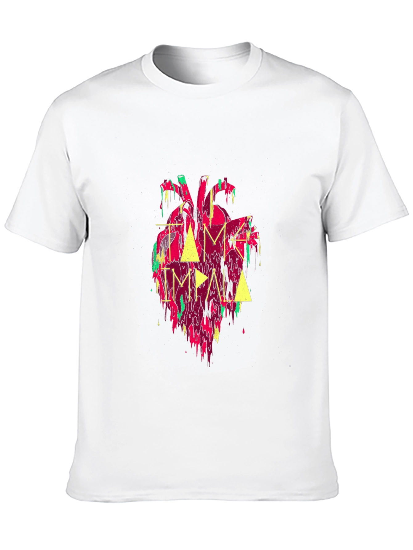 Tame Impala Heart Graphic Black Tee