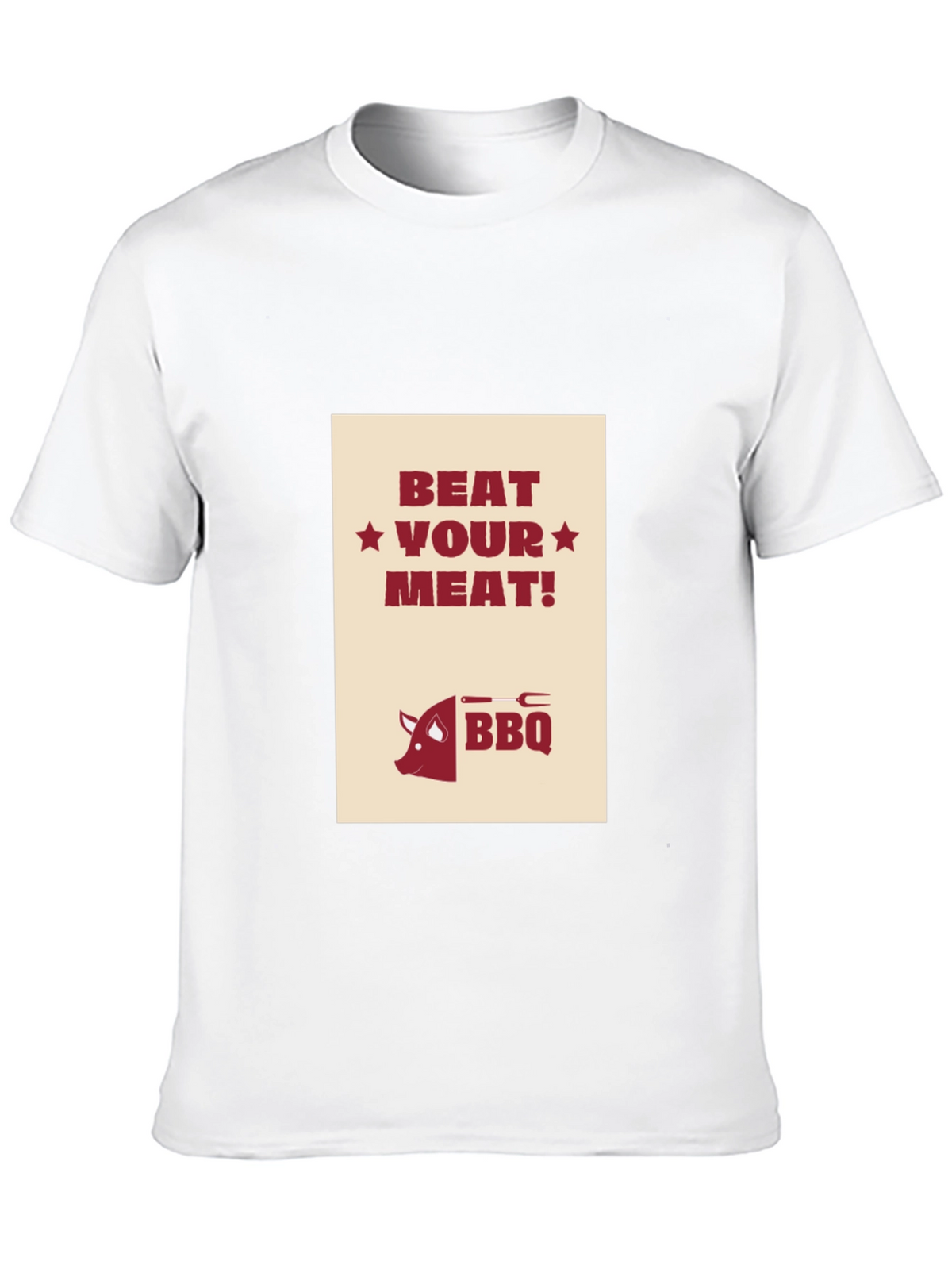 Beat Your Meat BBQ T-Shirt - Funny Grilling Apparel