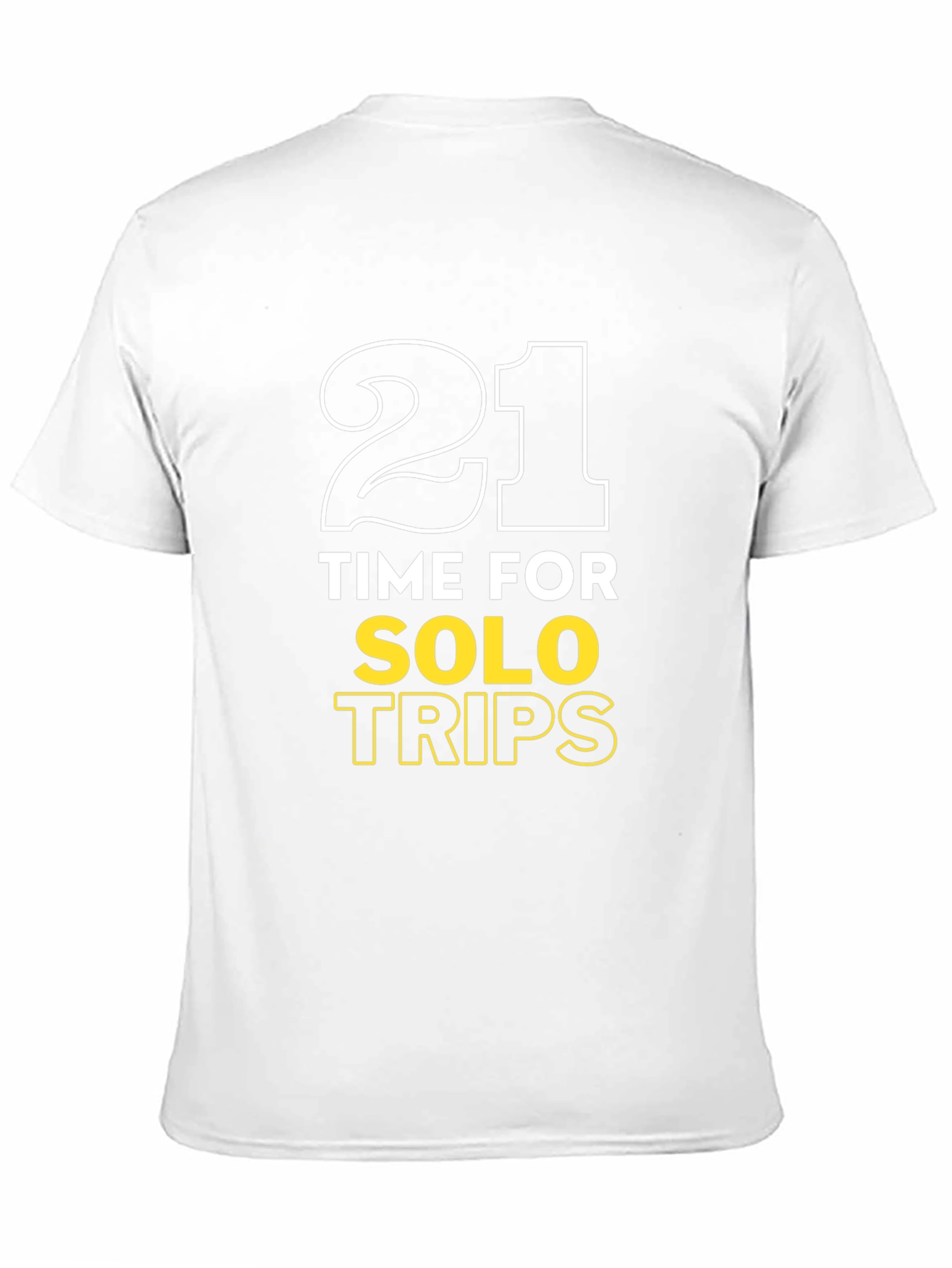 21 Solo Trips Black Graphic Tee