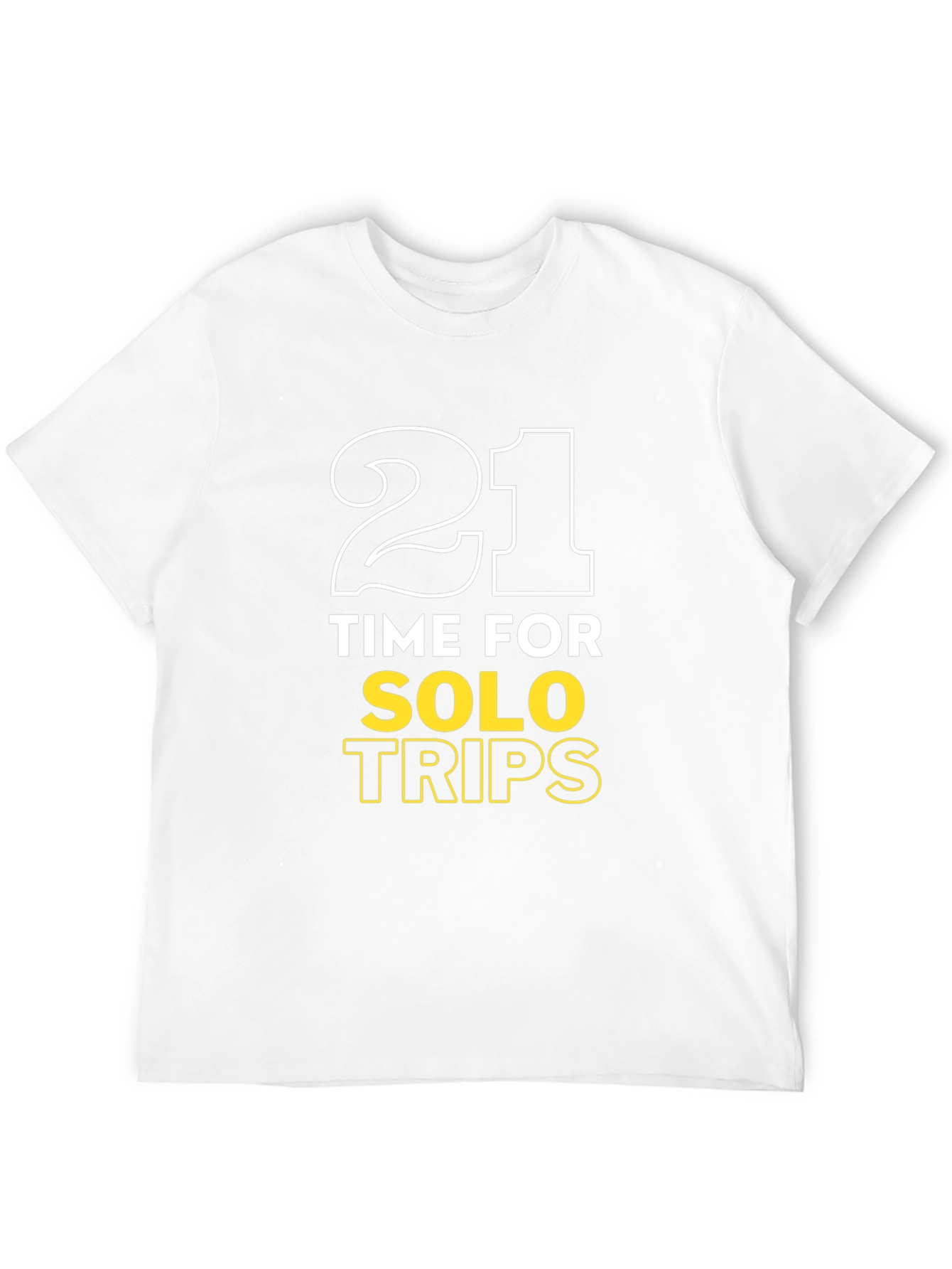 21 Solo Trips Black Graphic Tee