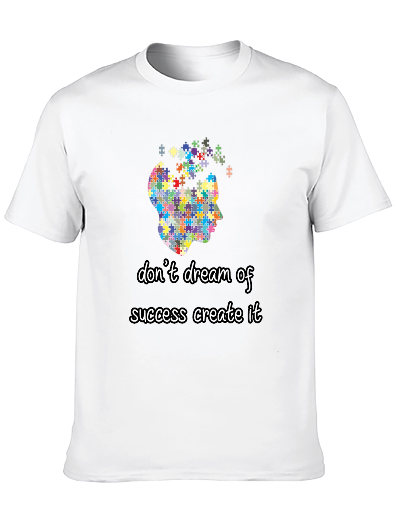 Autism Awareness Puzzle Piece Graphic T-Shirt