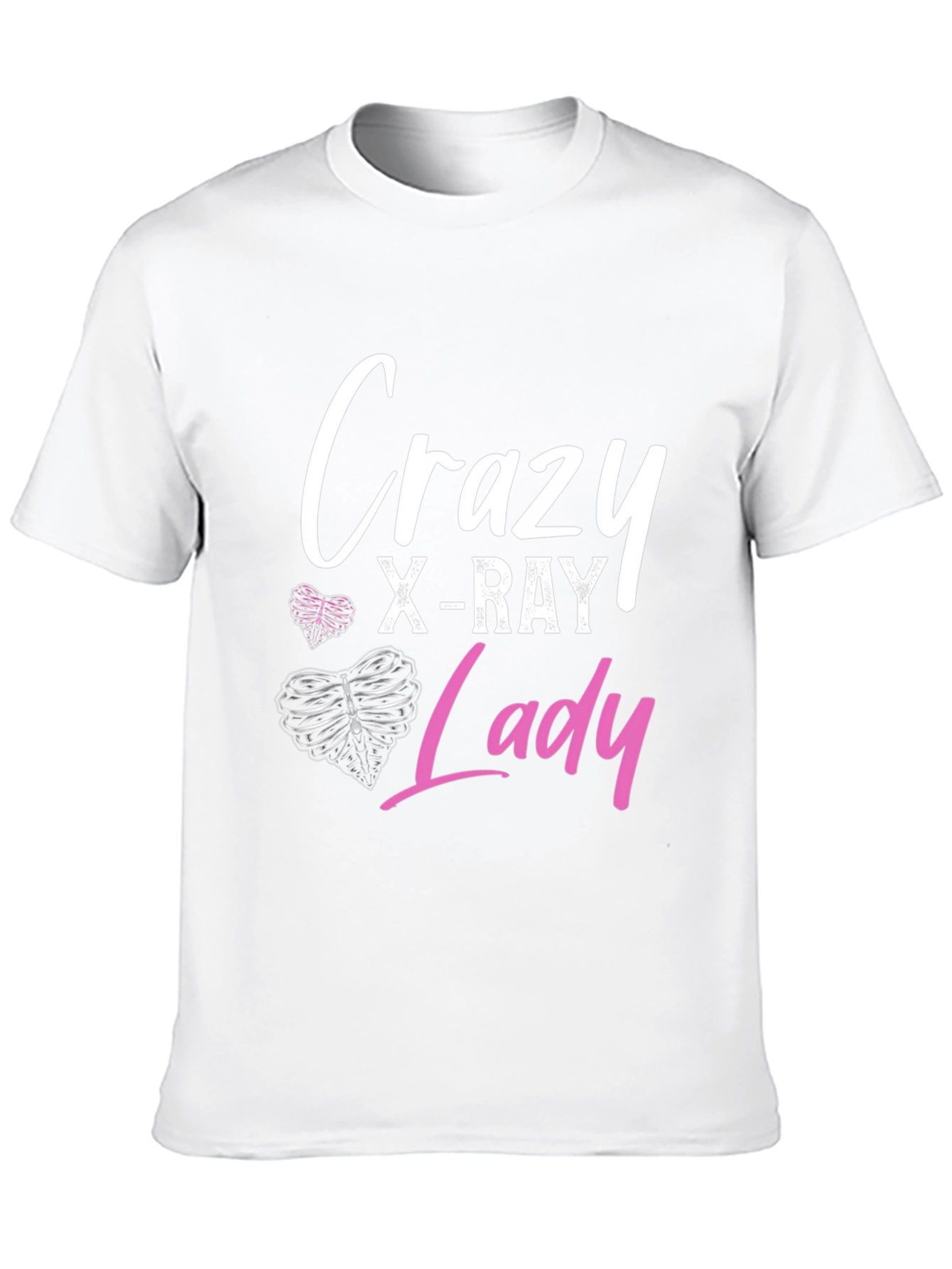 Crazy X-Ray Lady Graphic T-Shirt