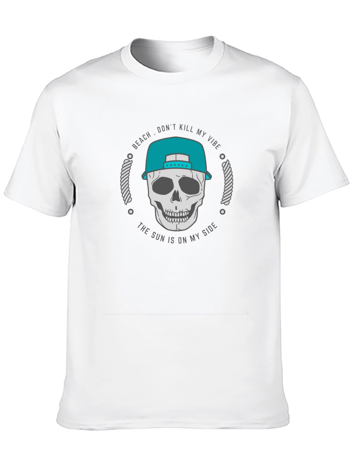 Beach Vibe Skull T-Shirt
