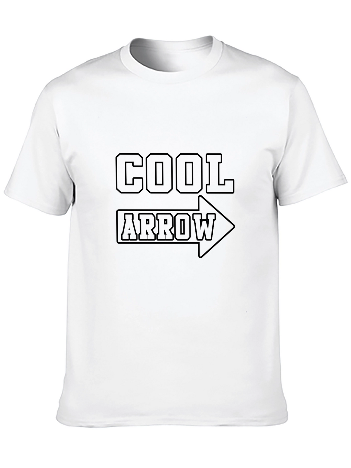 Cool Arrow Black Graphic Tee