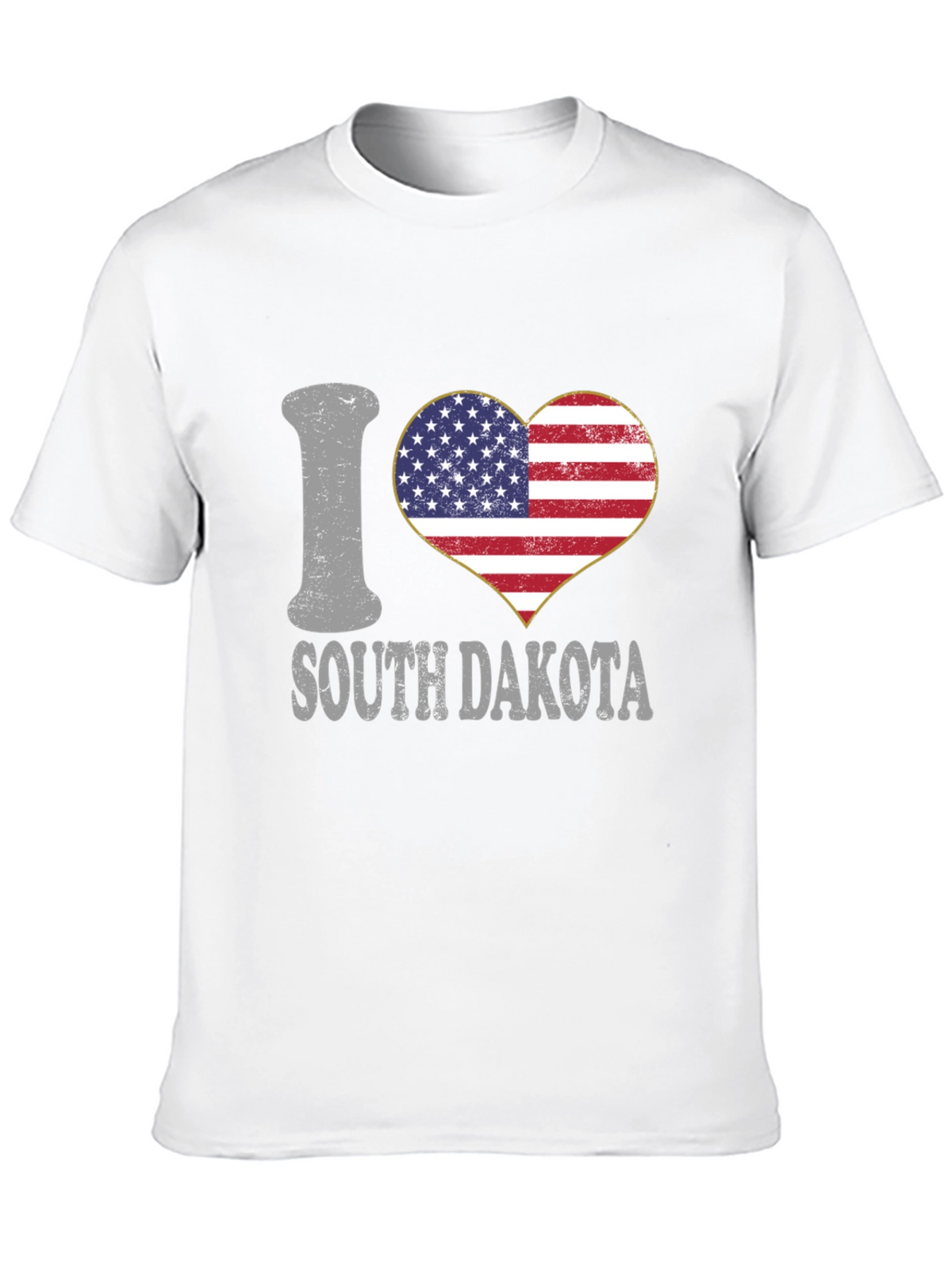 I Love South Dakota Patriotic T-Shirt