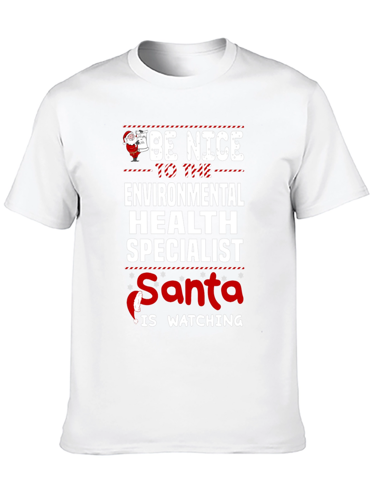 Funny Environmental Health Specialist Christmas T-Shirt