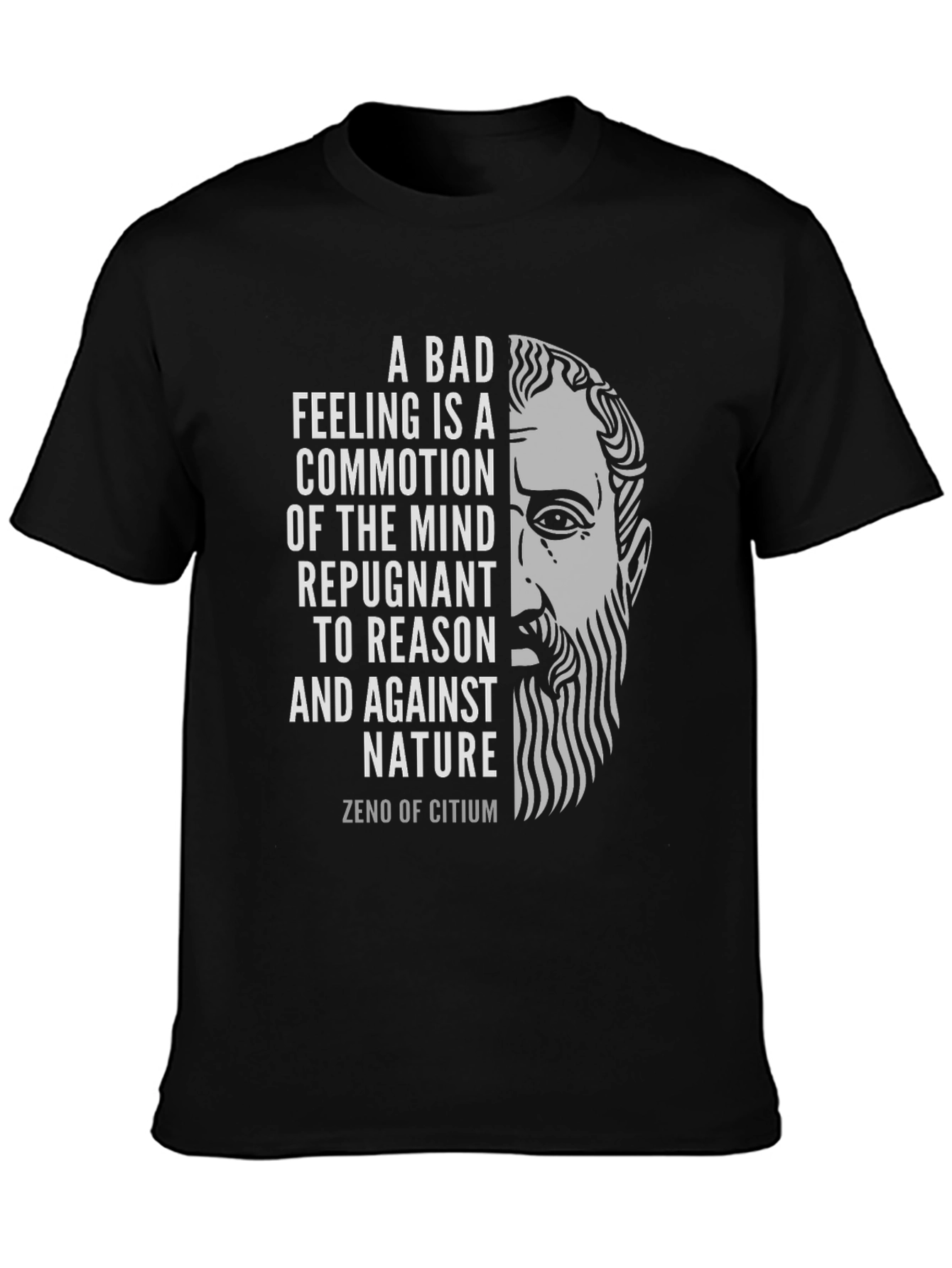 Zeno of Citium Philosophy T-Shirt - Stoic Wisdom