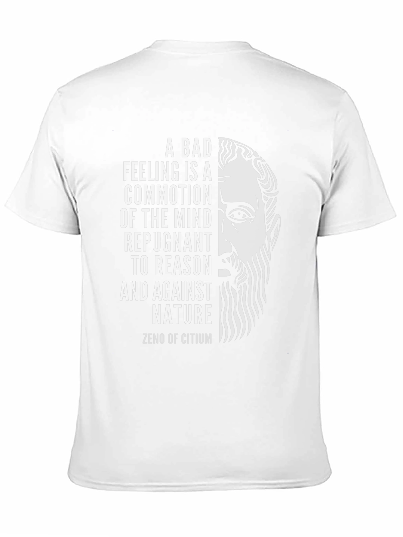Zeno of Citium Philosophy T-Shirt - Stoic Wisdom