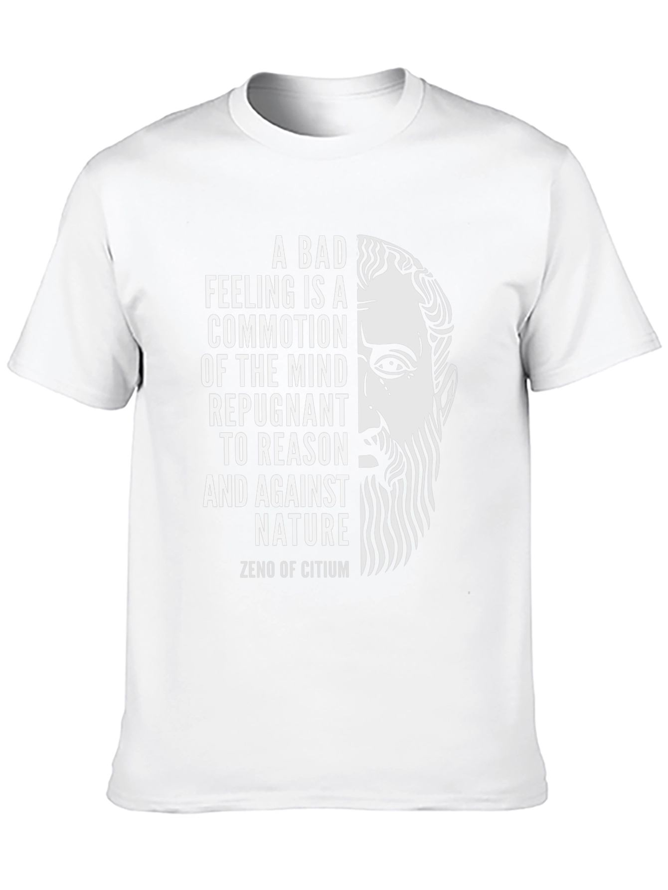 Zeno of Citium Philosophy T-Shirt - Stoic Wisdom