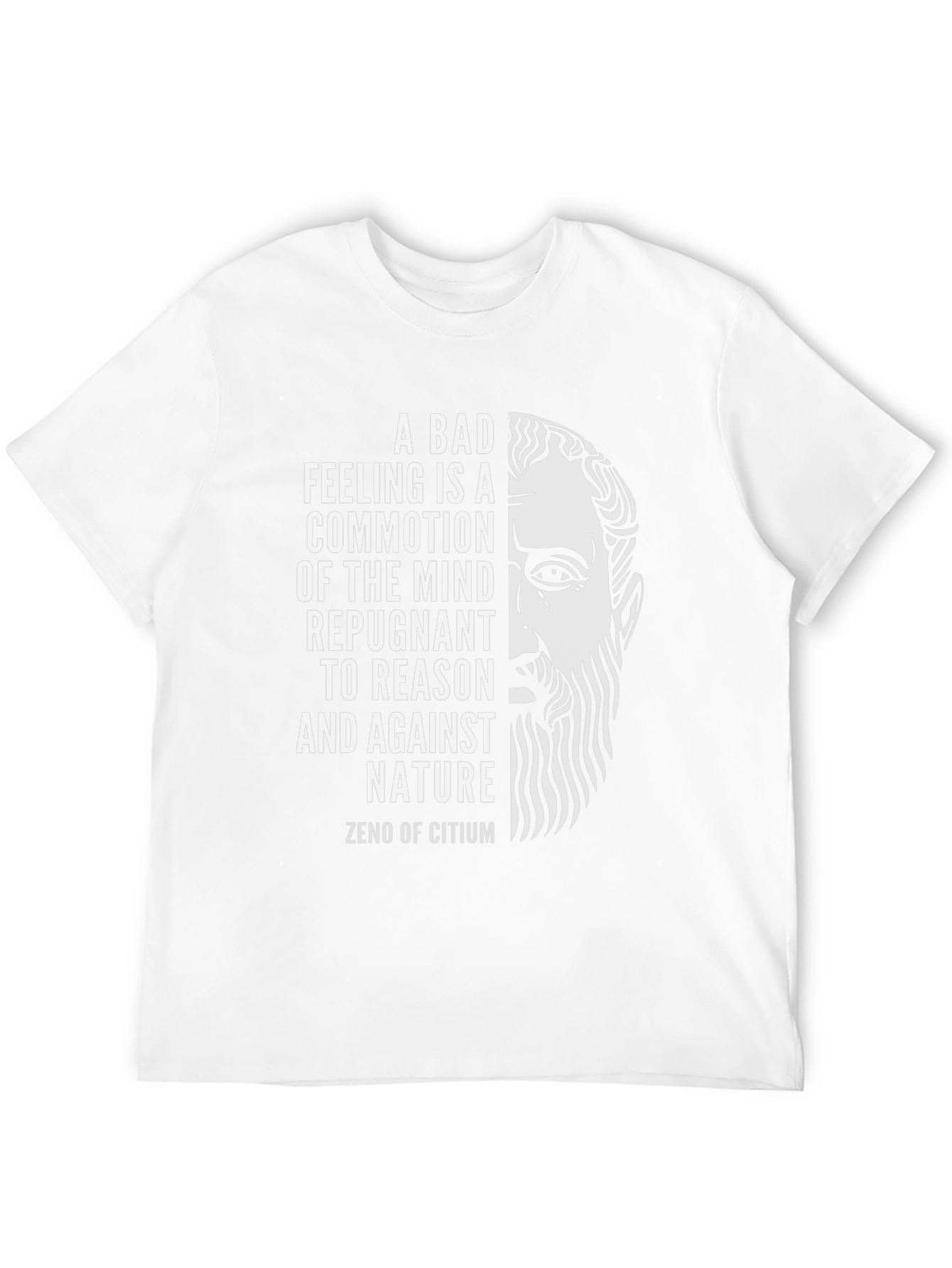 Zeno of Citium Philosophy T-Shirt - Stoic Wisdom