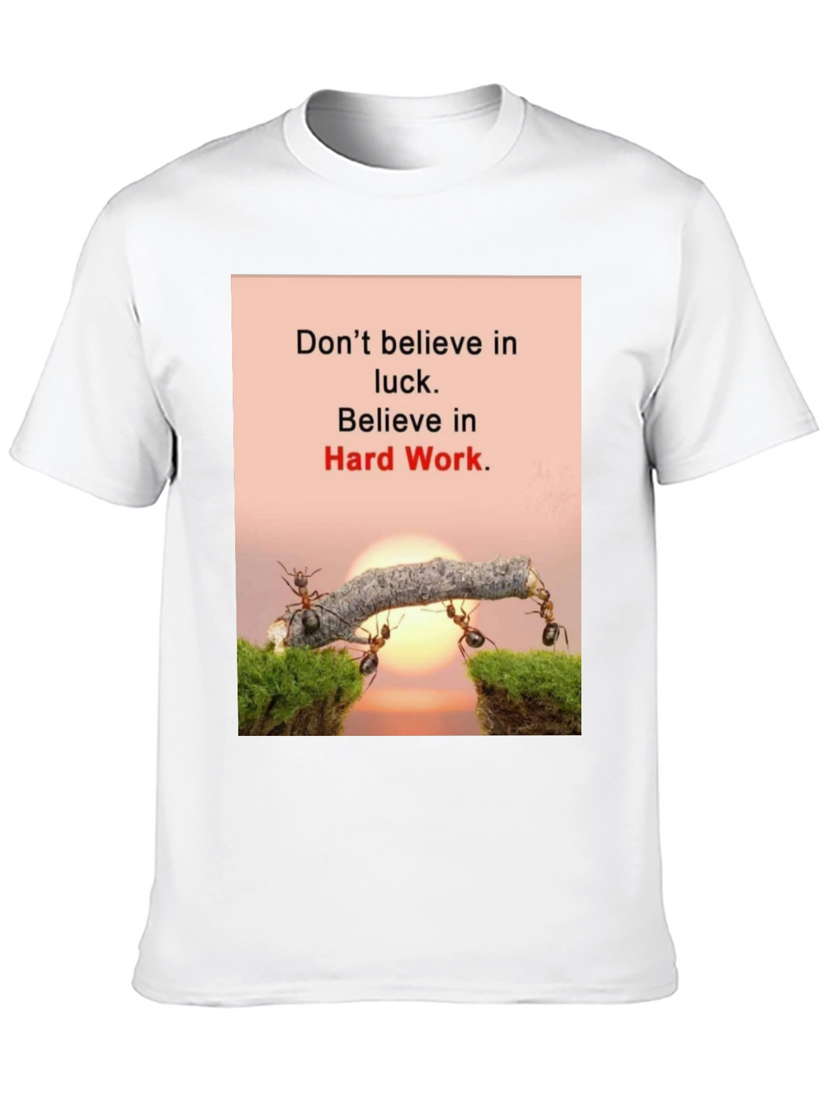Motivational T-Shirt: Believe in Hard Work