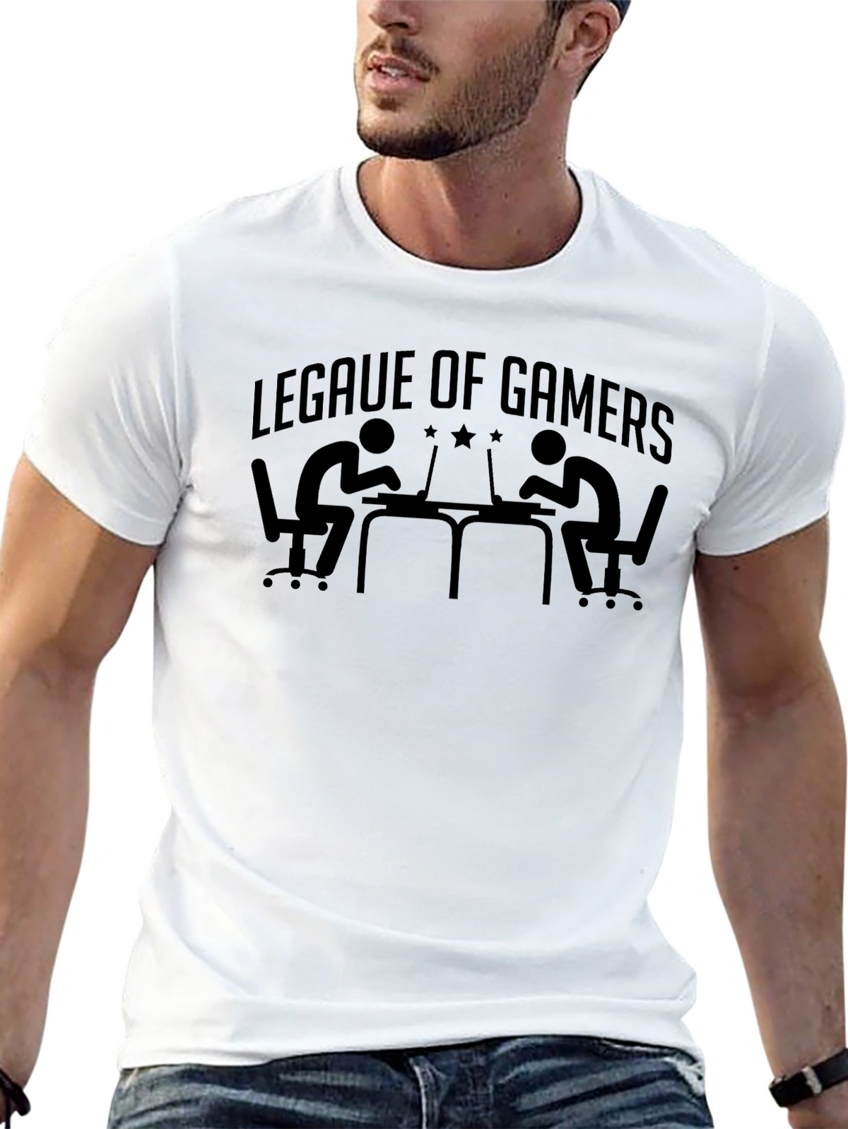 League of Gamers T-Shirt - Black Gaming Tee