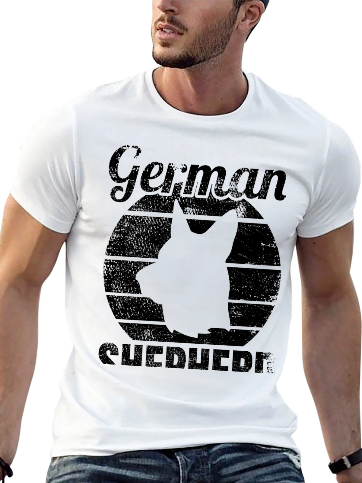 German Shepherd Silhouette Tee