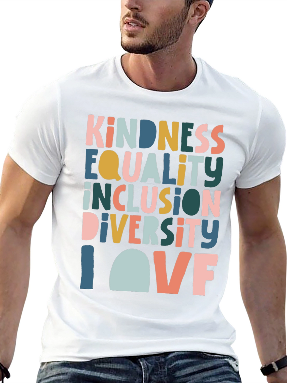 Kindness Equality Inclusion Diversity Love T-Shirt