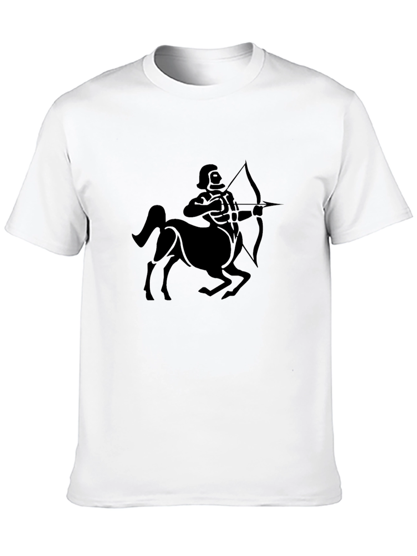 Sagittarius Centaur Graphic Tee - Black