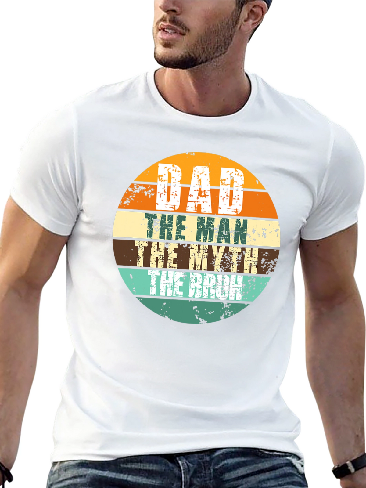 Dad the Man the Myth the Bruh T-Shirt