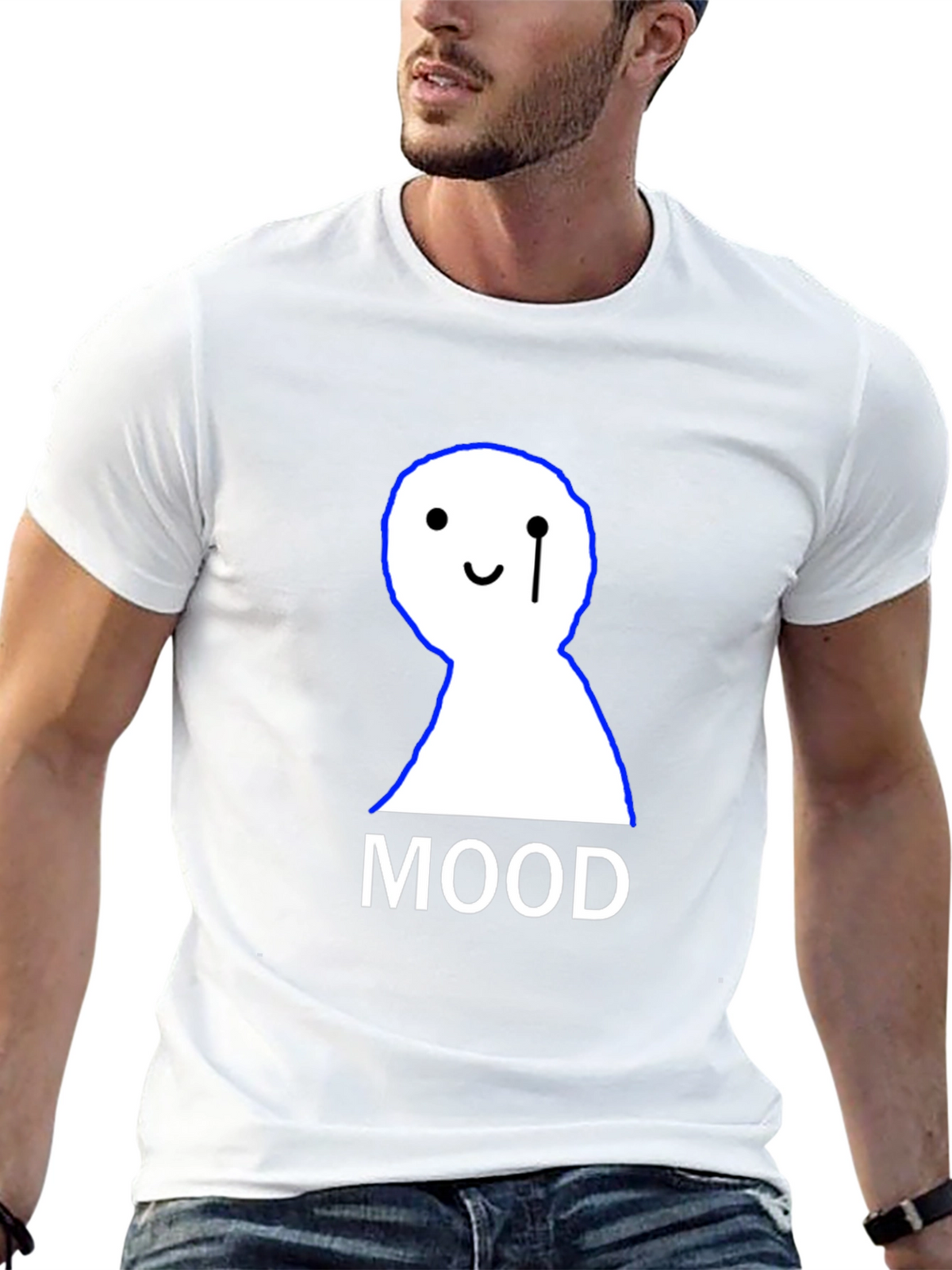 Mood Graphic Print T-Shirt - Relaxed Fit
