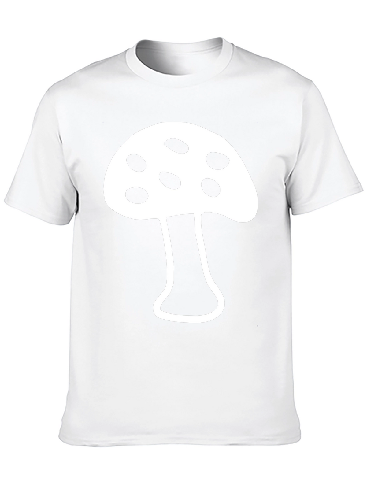 Mushroom Graphic T-Shirt - Funky Black Tee