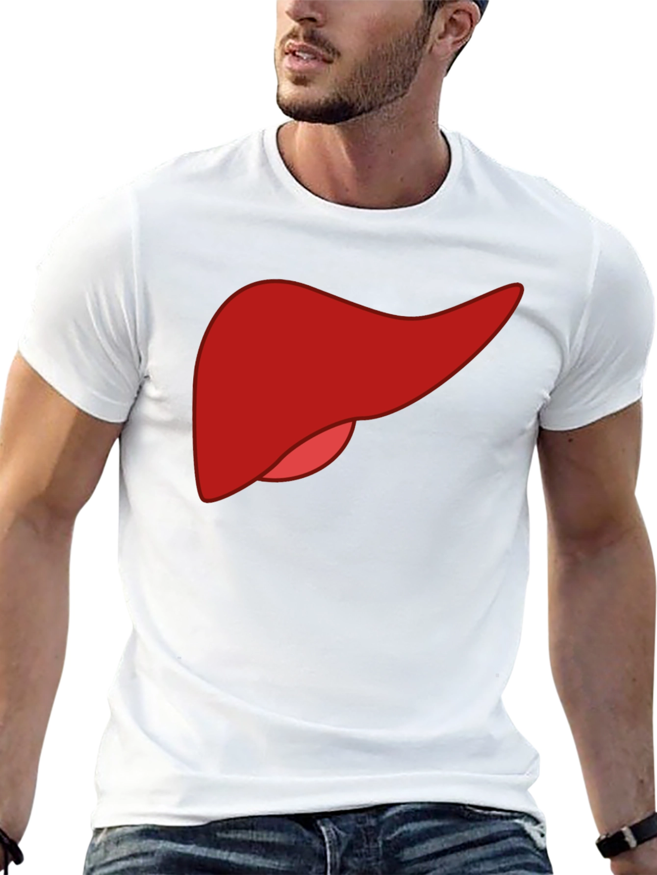 Liver Graphic Black T-Shirt