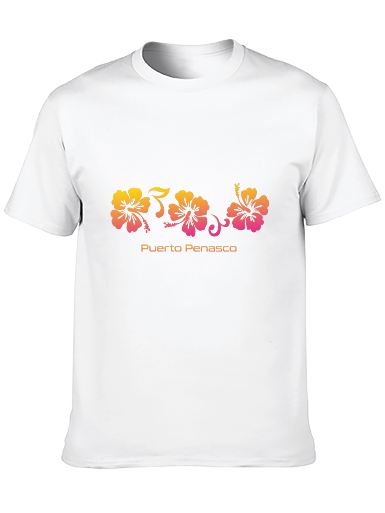 Puerto Penasco Hibiscus Flower Graphic Tee