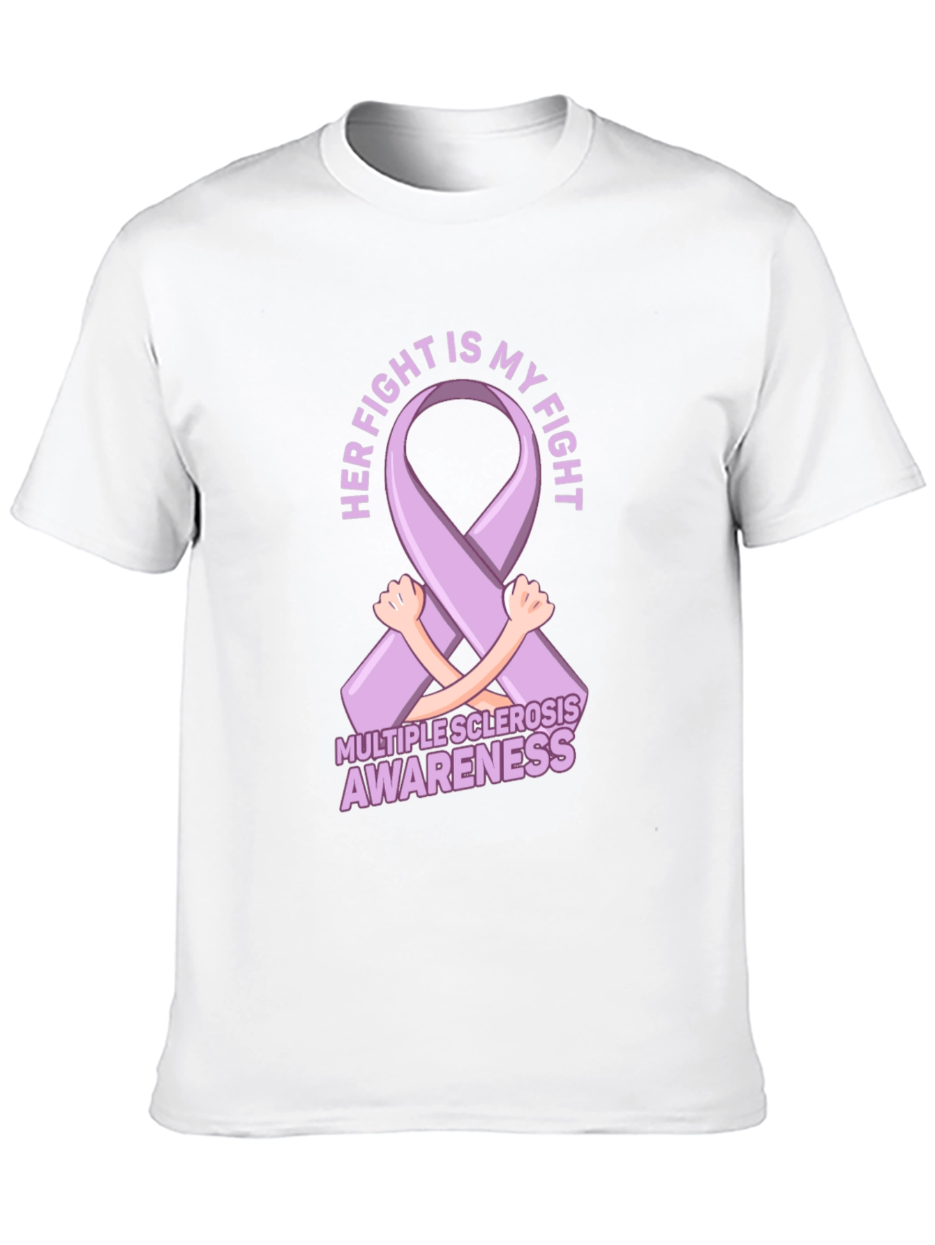 Multiple Sclerosis Awareness Ribbon T-Shirt