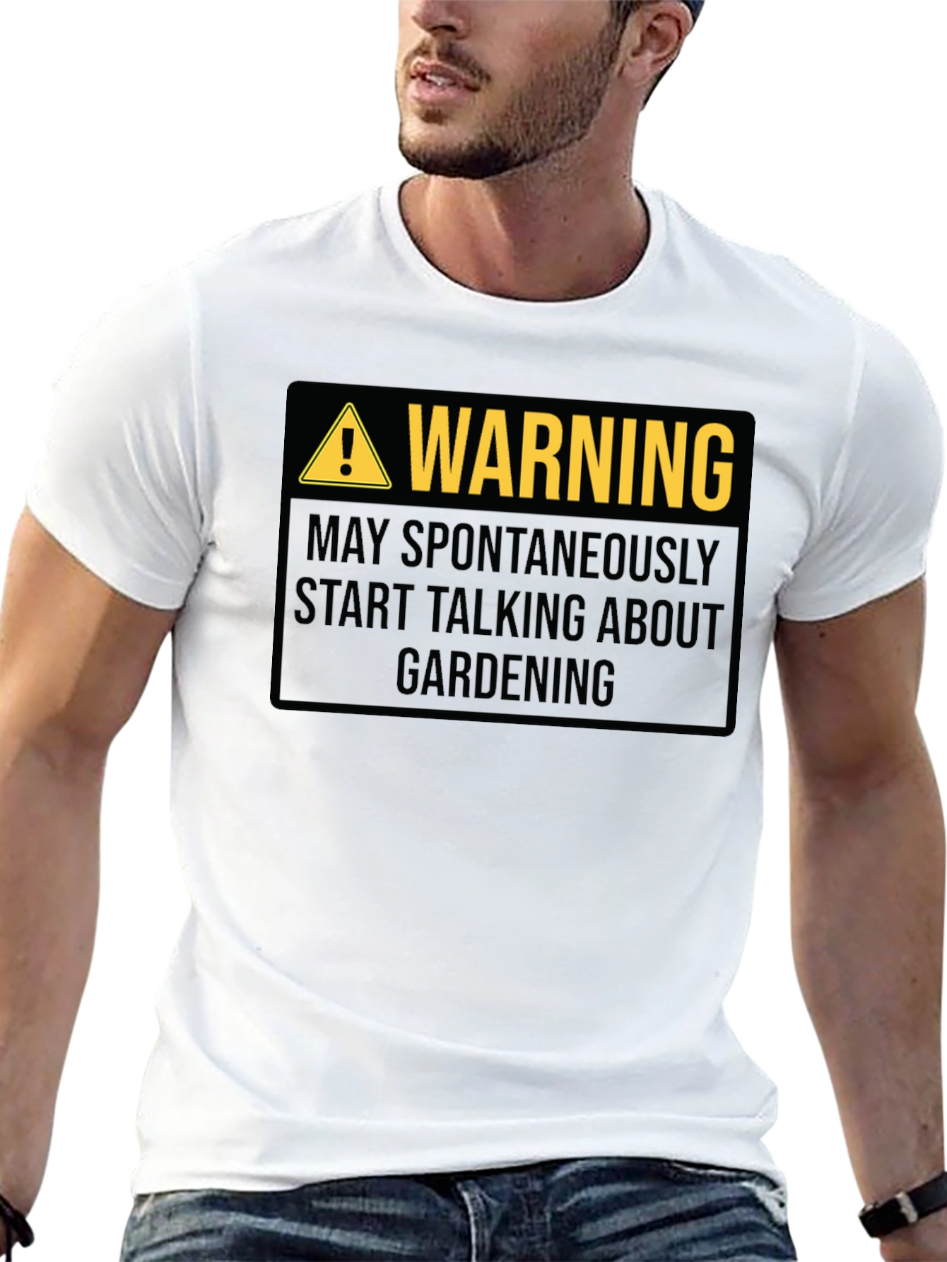 Warning May Spontaneously Talk About Gardening T-Shirt