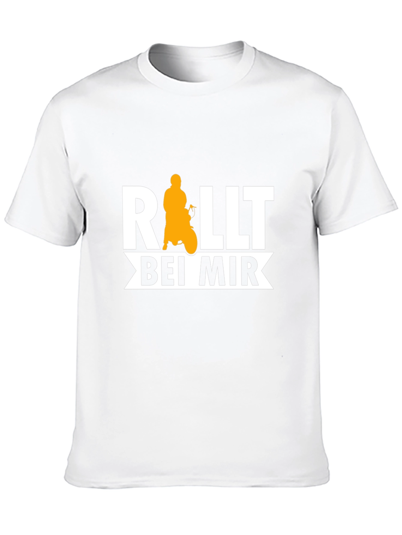 Roll With Me T-Shirt - Motorbike Design