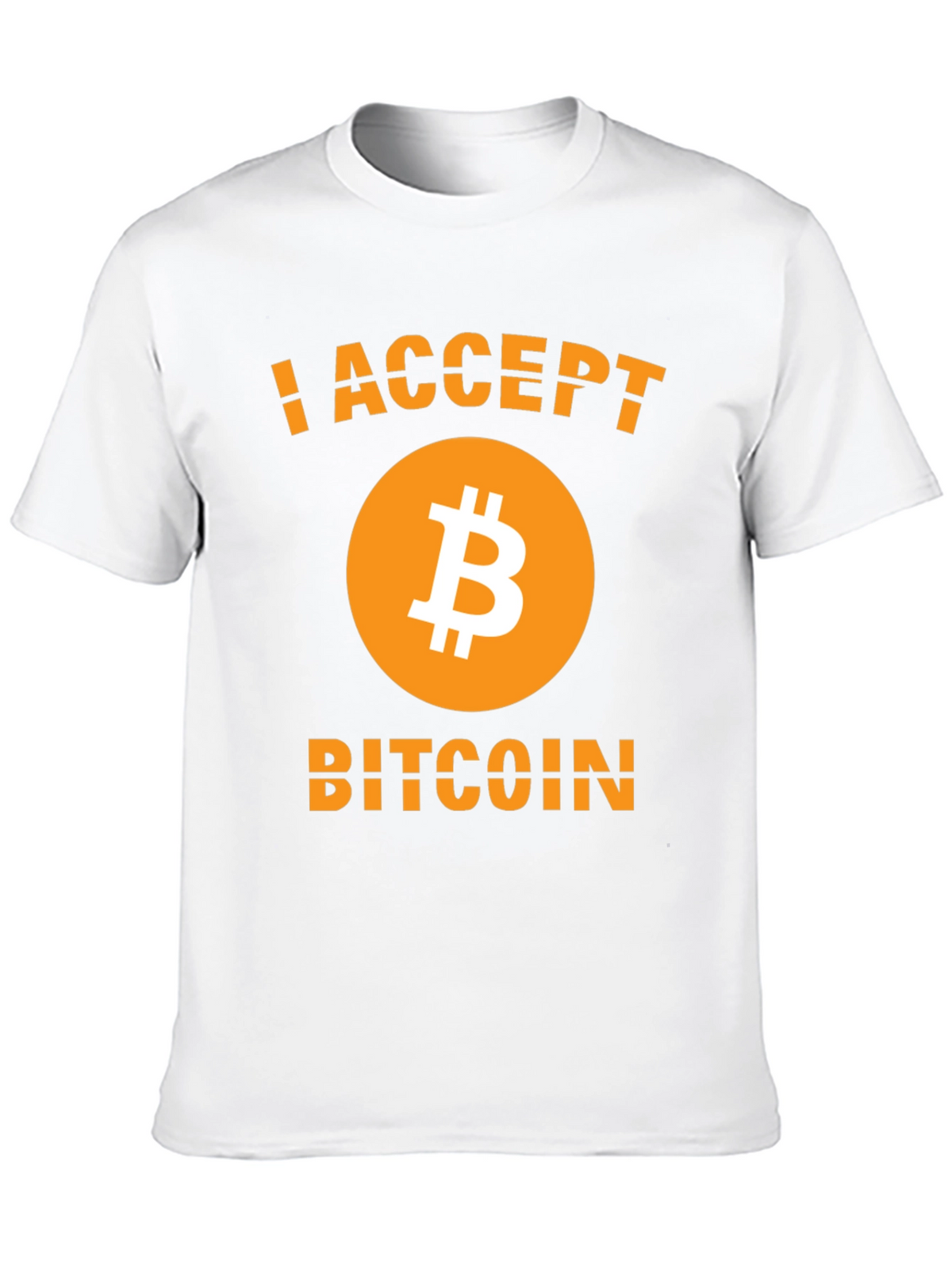 I Accept Bitcoin T-Shirt - Crypto Currency Tee