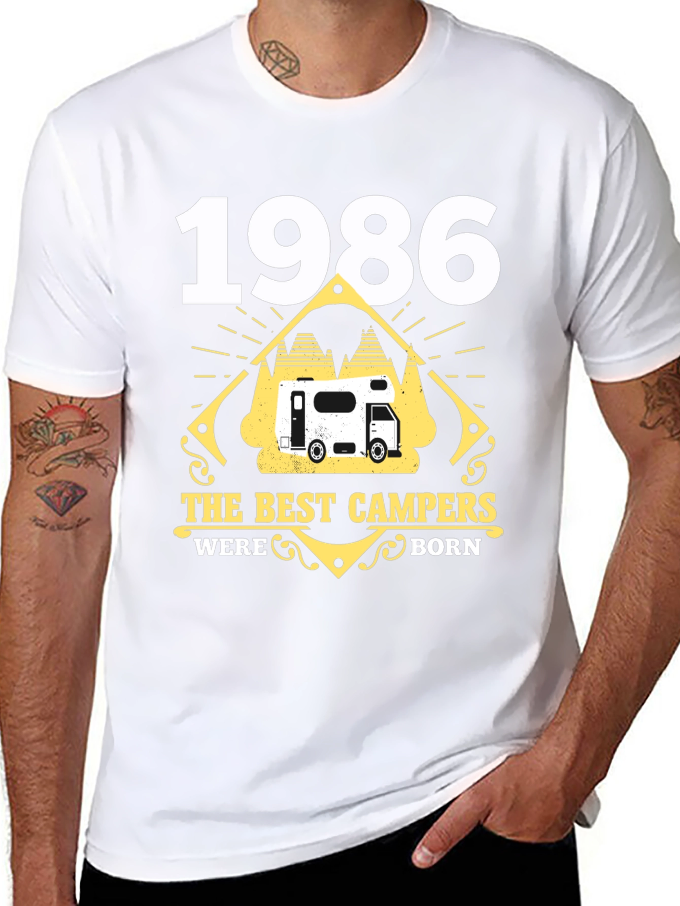 1986 Best Campers Born T-Shirt